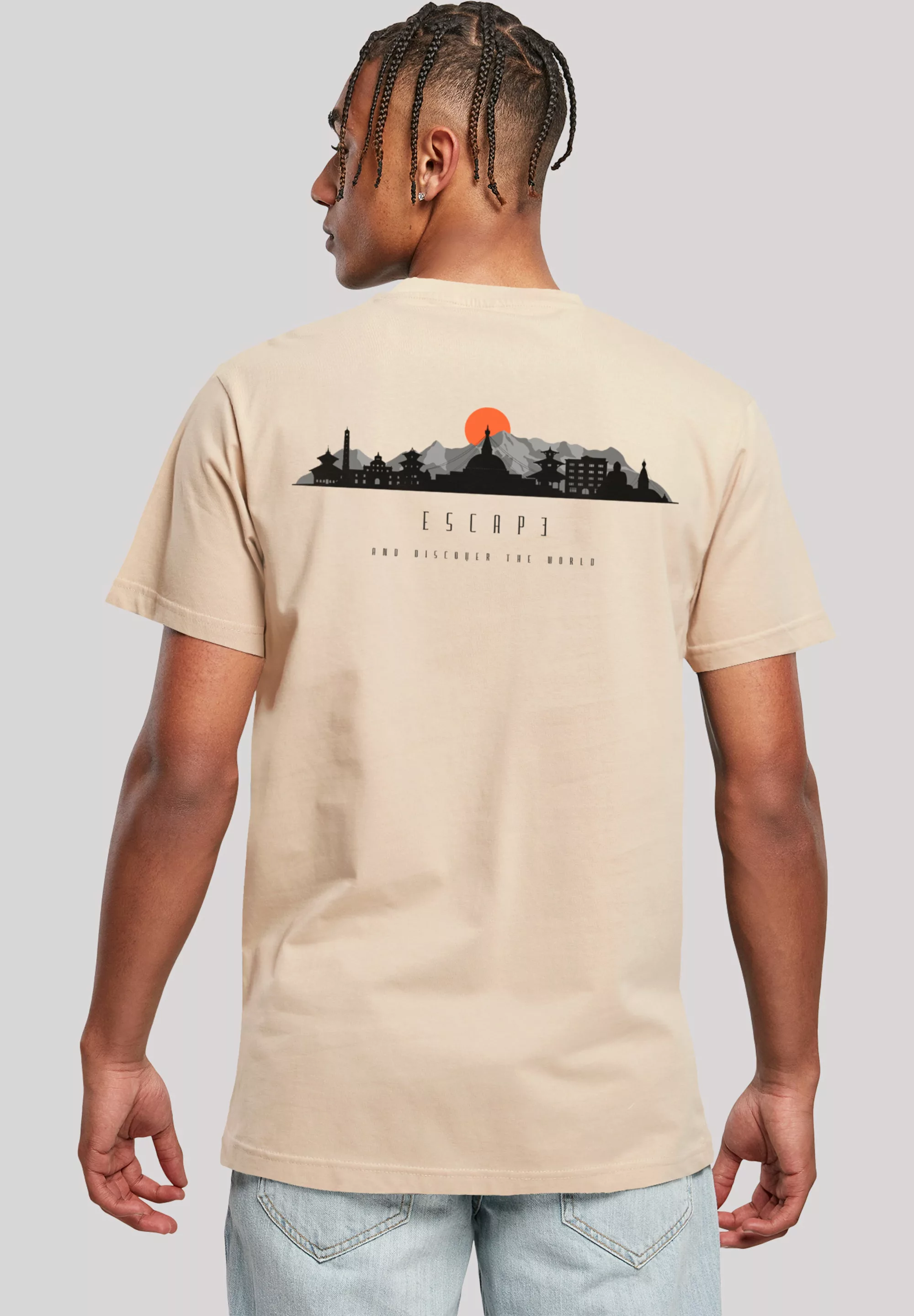 F4NT4STIC T-Shirt "Escape Discover the World Asian Town", Premium Qualität, günstig online kaufen