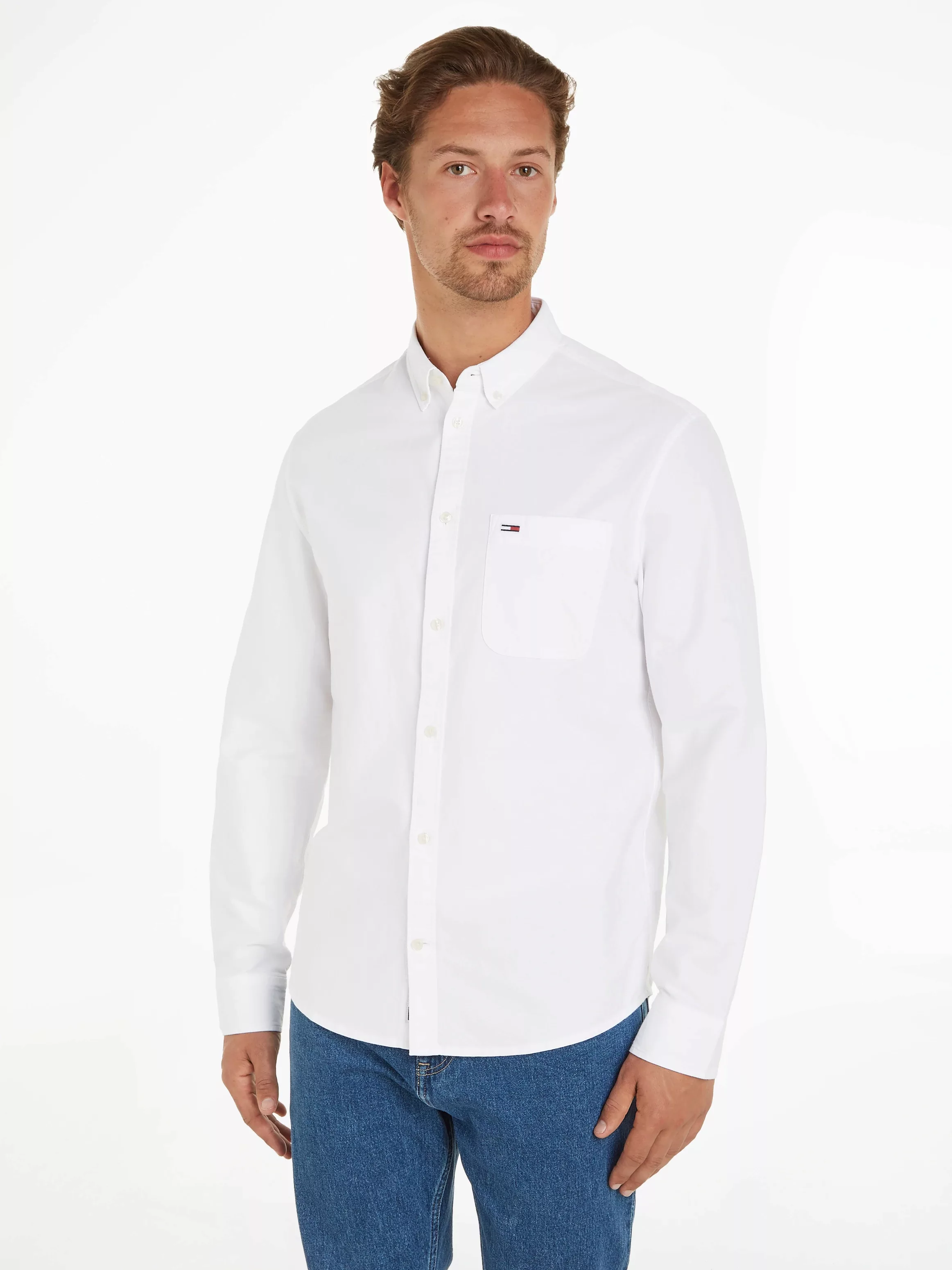 Tommy Jeans Langarmhemd "TJM REG OXFORD SHIRT" günstig online kaufen