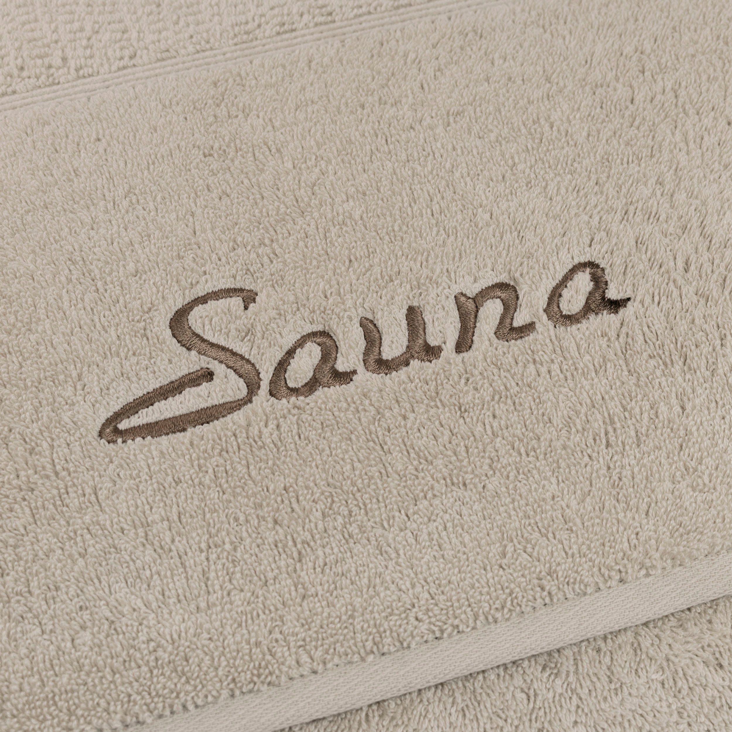 Möve for frottana Saunatuch »Pearl«, (1 St., 1 Saunatuch (80x200 cm), mit P günstig online kaufen