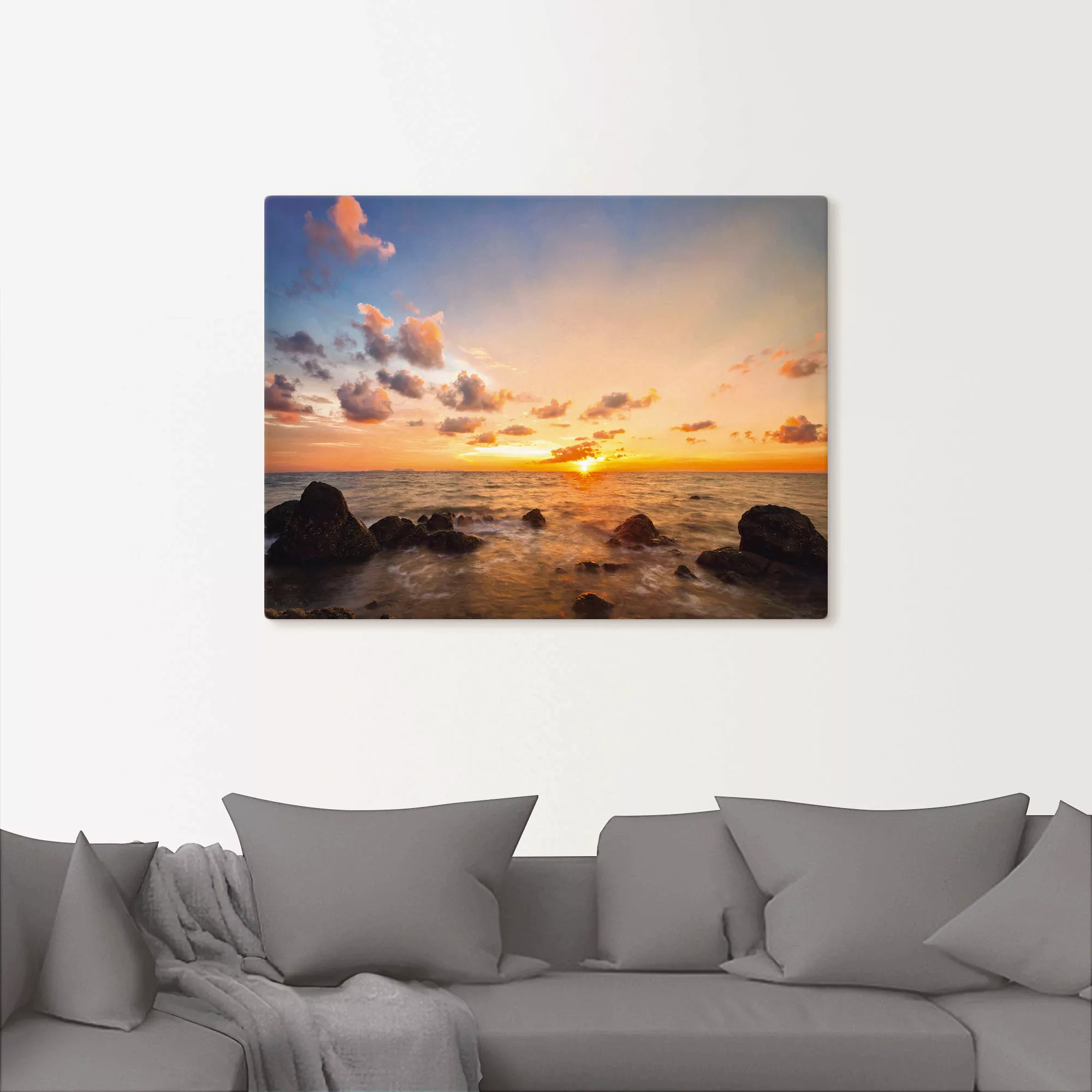 Artland Wandbild »Sonnenuntergang«, Sonnenaufgang & -untergang, (1 St.), al günstig online kaufen