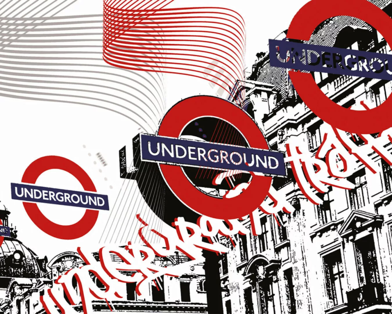Fototapete "Underground" 4,00x2,50 m / Glattvlies Brillant günstig online kaufen