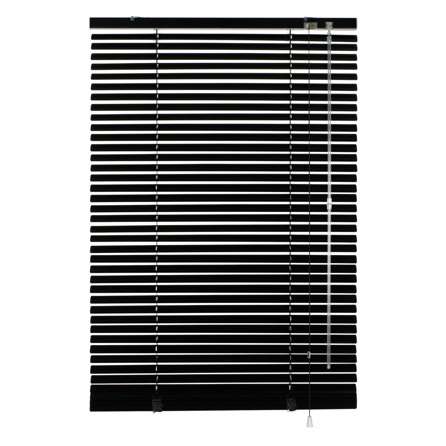 Gardinia Jalousie Aluminium 140 cm x 175 cm Schwarz günstig online kaufen