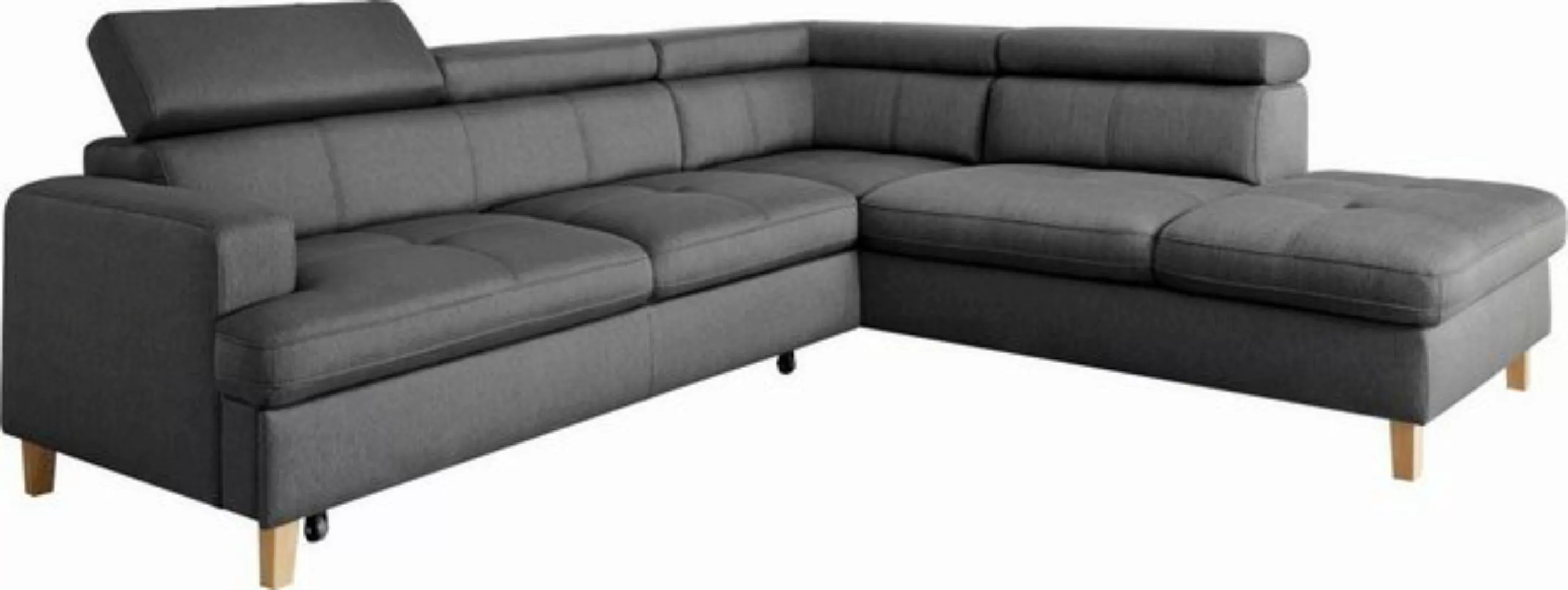 exxpo - sofa fashion Ecksofa Sisto, L-Form, wahlweise mit Bettfunktion günstig online kaufen