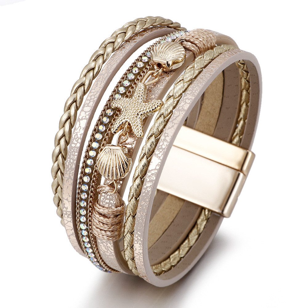 The Beauty House Lederarmband Boho mehrreihig günstig online kaufen