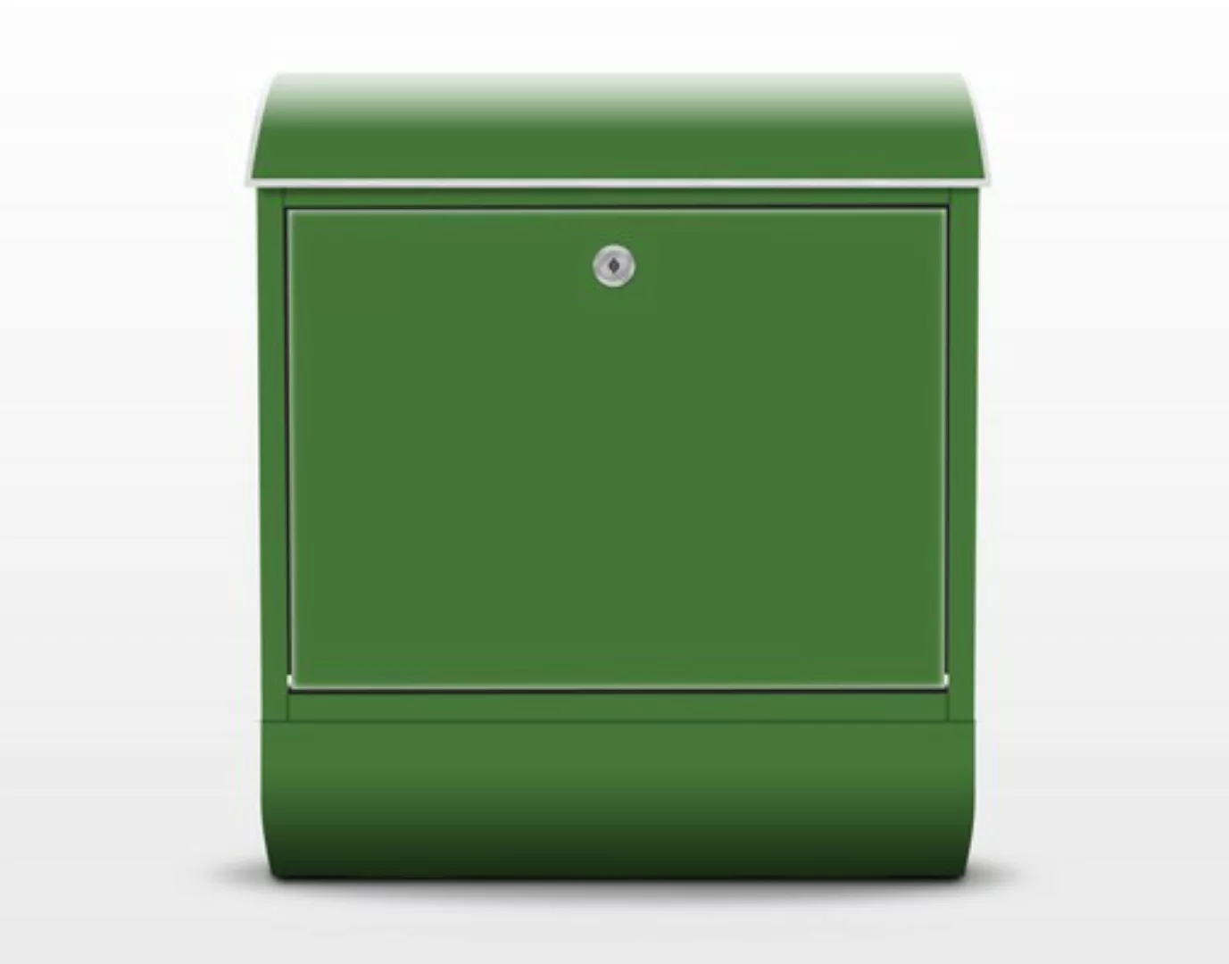 Briefkasten Unifarben Colour Dark Green günstig online kaufen
