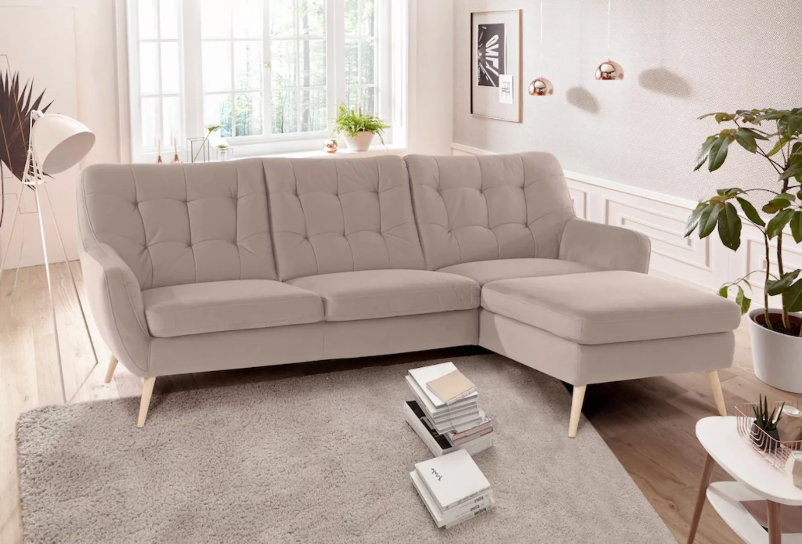 exxpo - sofa fashion Ecksofa Scandi, L-Form günstig online kaufen