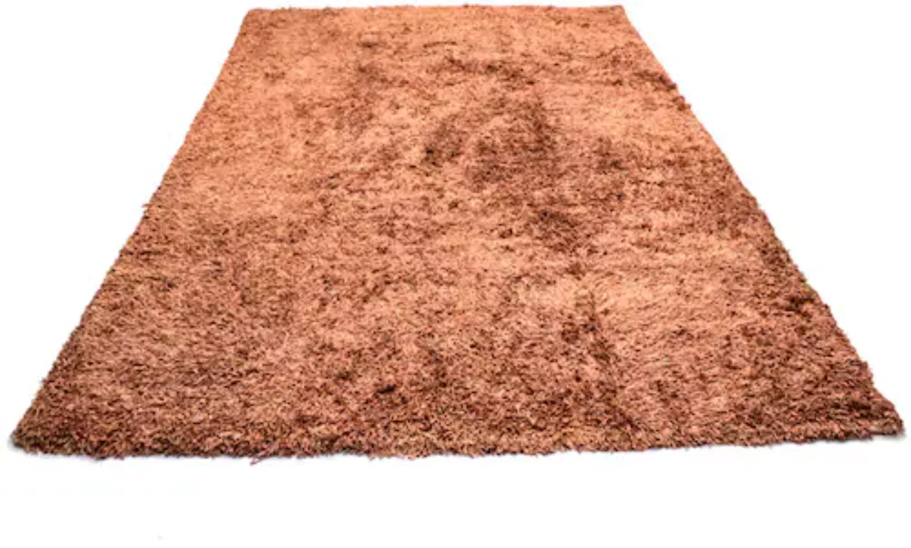 morgenland Teppich »Shaggy Teppich handgewebt orange«, rechteckig günstig online kaufen