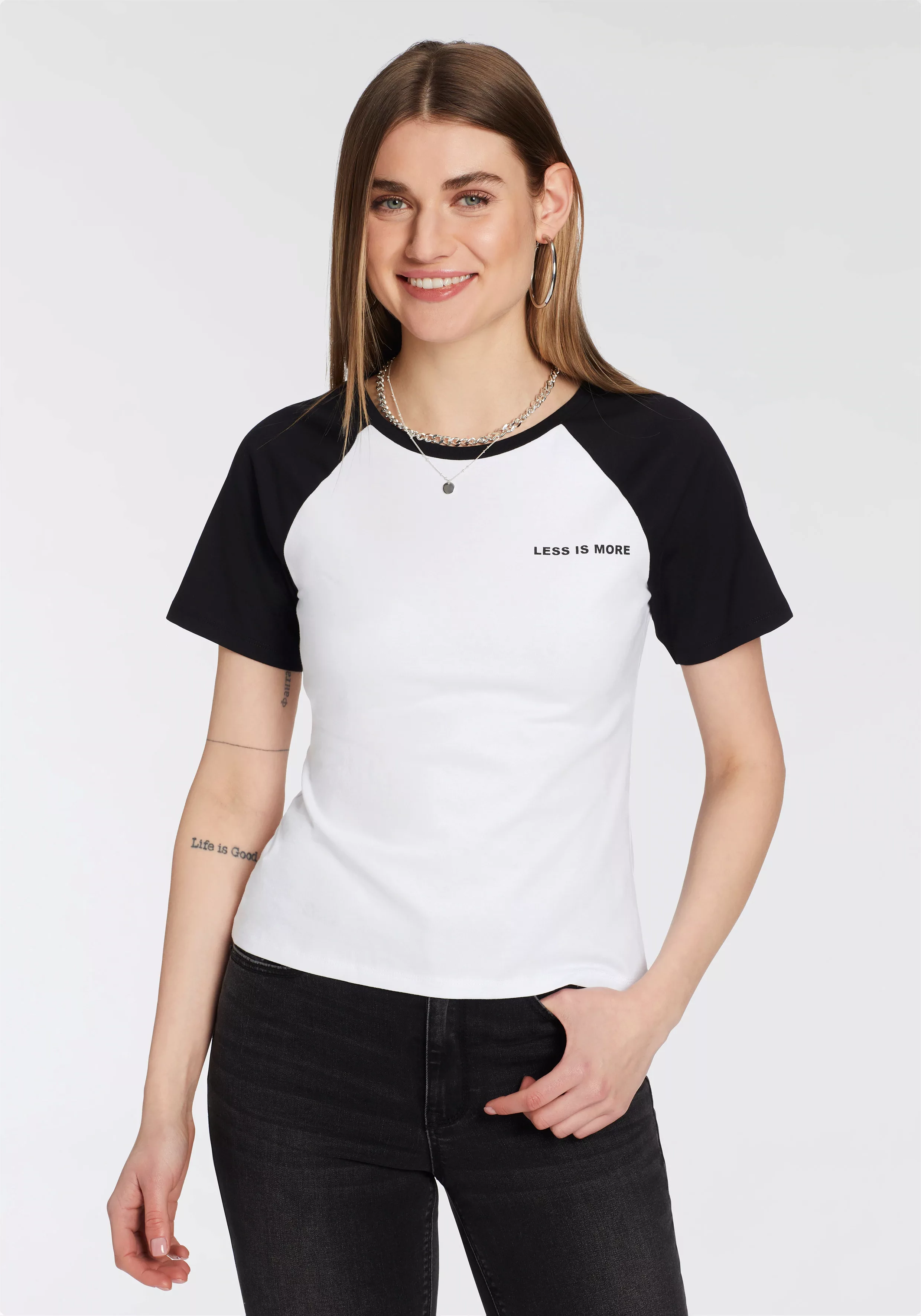 AJC T-Shirt, mit Raglanärmeln günstig online kaufen