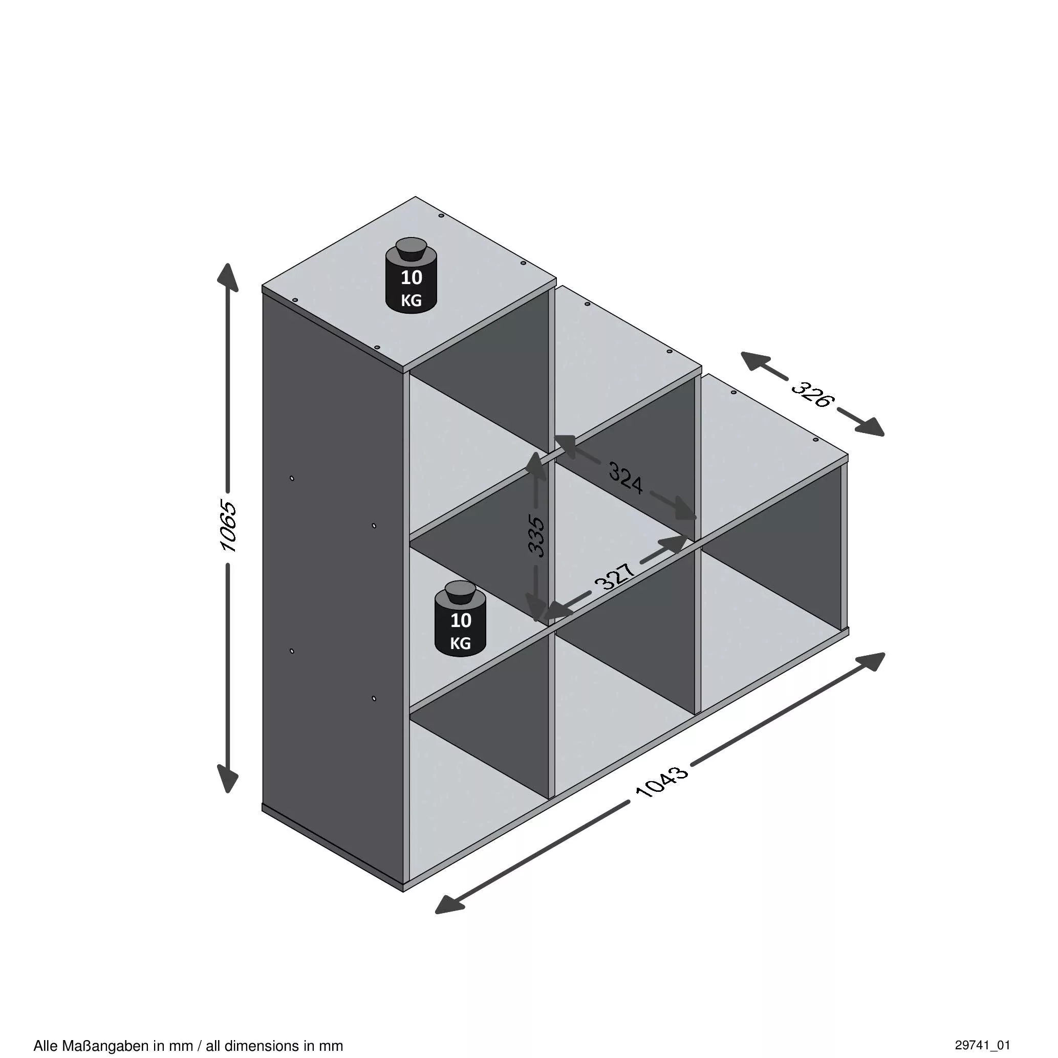 FMD Schuhschrank Step 3 Breite 58,5 cm, Tief 17 cm, mit 3 Klappen, Schuhkip günstig online kaufen