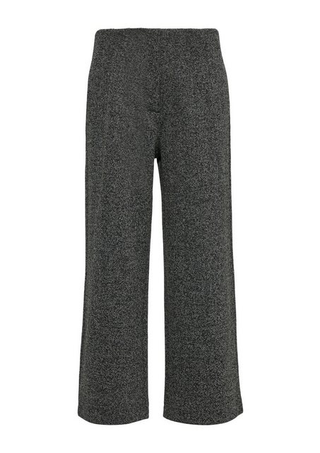 s.Oliver BLACK LABEL 7/8-Hose Elegante Culotte mit Elastikbund und Fischgra günstig online kaufen