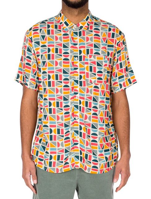 iriedaily Kurzarmhemd - kurzarm Hemd - bunt - Resort SSL Shirt [sunrise] günstig online kaufen