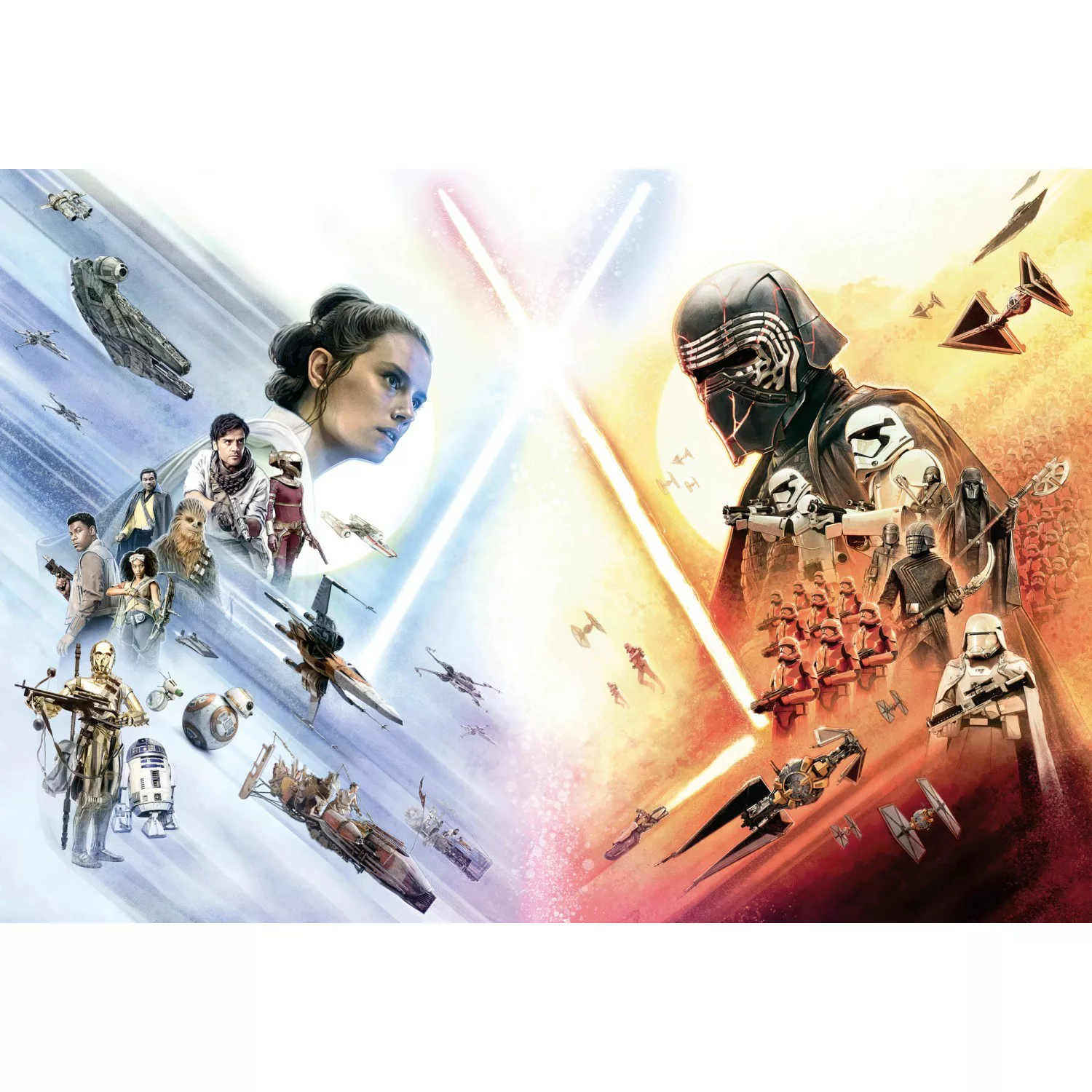 Komar Fototapete STAR WARS EP9 Movie Poster Wide  368 x 254 cm günstig online kaufen