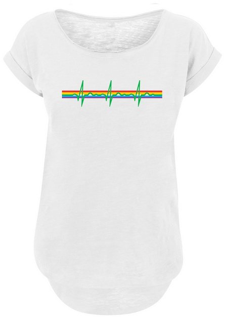 F4NT4STIC T-Shirt Pink Floyd Prism Heartbeat Rainbow Regenbogen Print günstig online kaufen