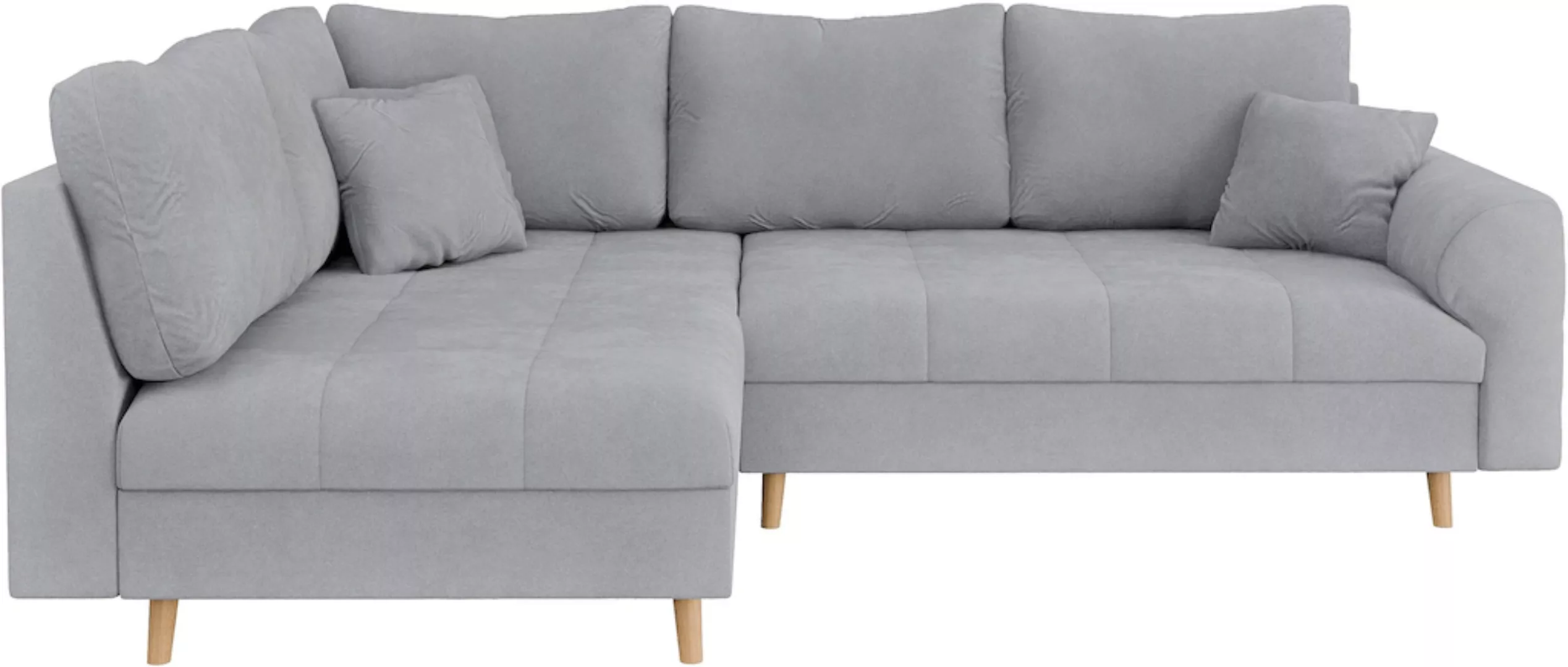 Home affaire Ecksofa "CHARRE L-Form mit Ottomane, Maße B/T/H: 231/161/81 cm günstig online kaufen