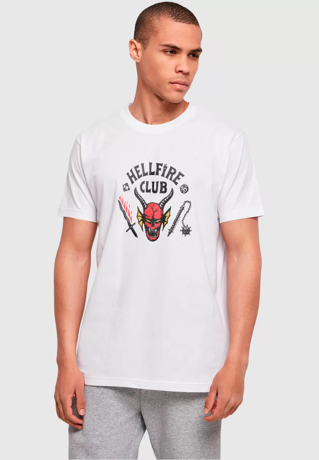 ABSOLUTE CULT T-Shirt "ABSOLUTE CULT Herren Stranger Things - Hellfire Club günstig online kaufen