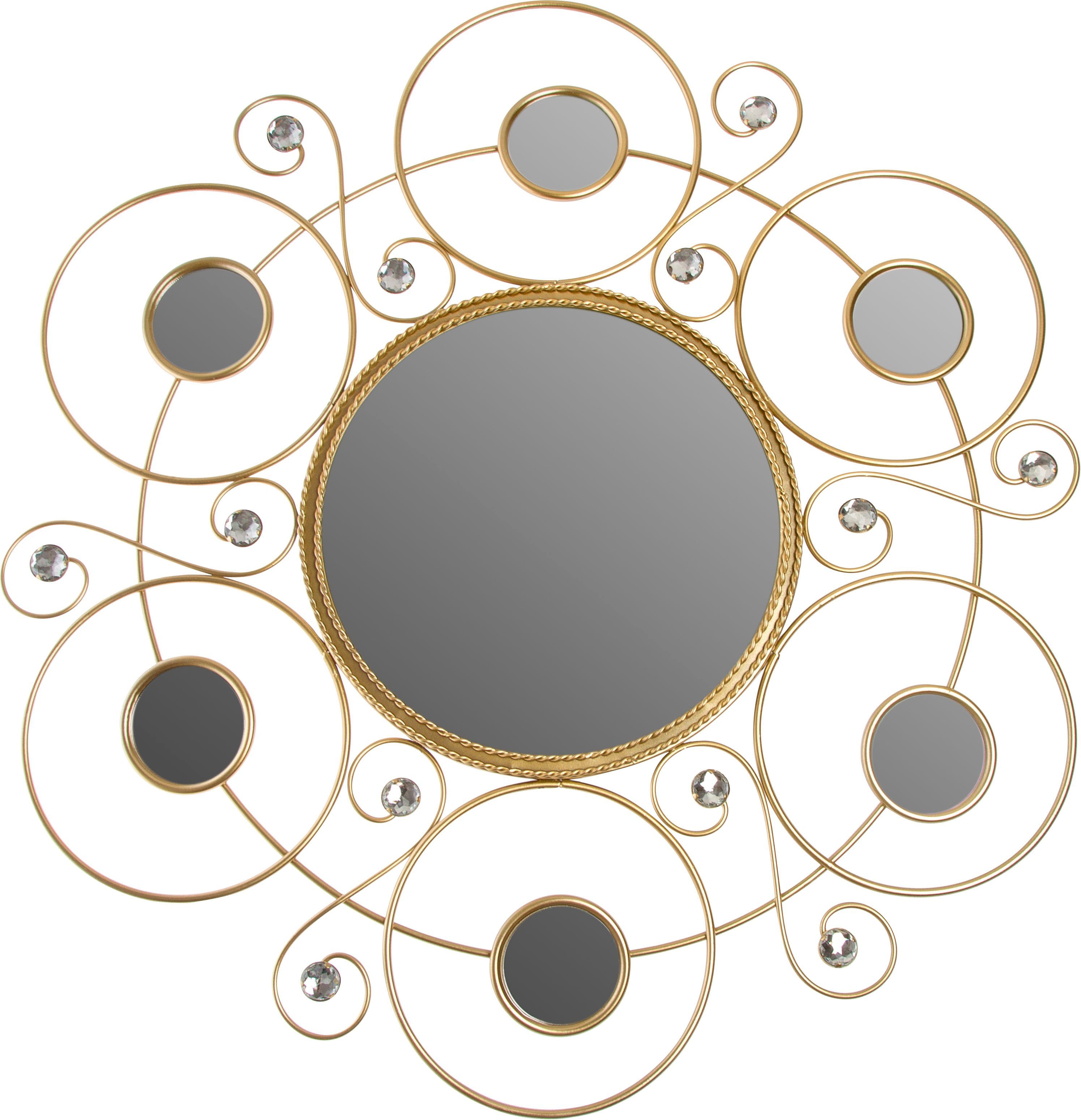 Myflair Möbel & Accessoires Dekospiegel "Helios, gold", (1 St.), Wandspiege günstig online kaufen