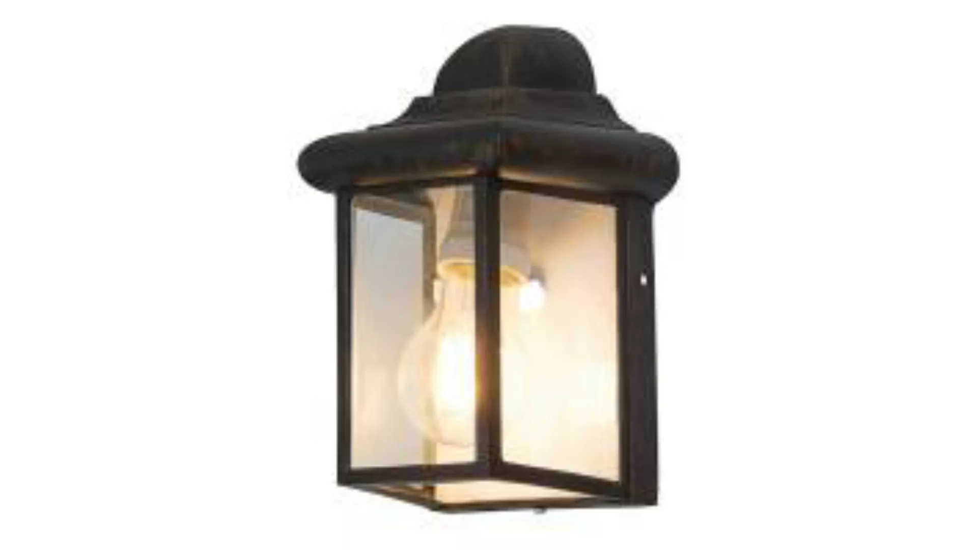 Rustikale Wandlampe Metall IP43 dekorativ Außen günstig online kaufen