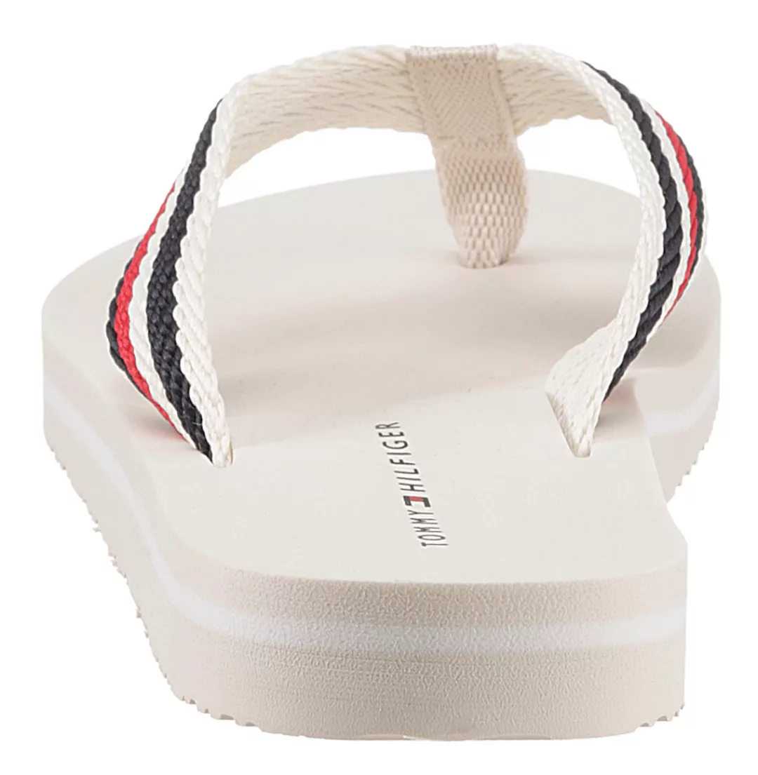 Tommy Hilfiger Zehentrenner "TOMMY ESSENTIAL COMFORT SANDAL", mit gestreift günstig online kaufen