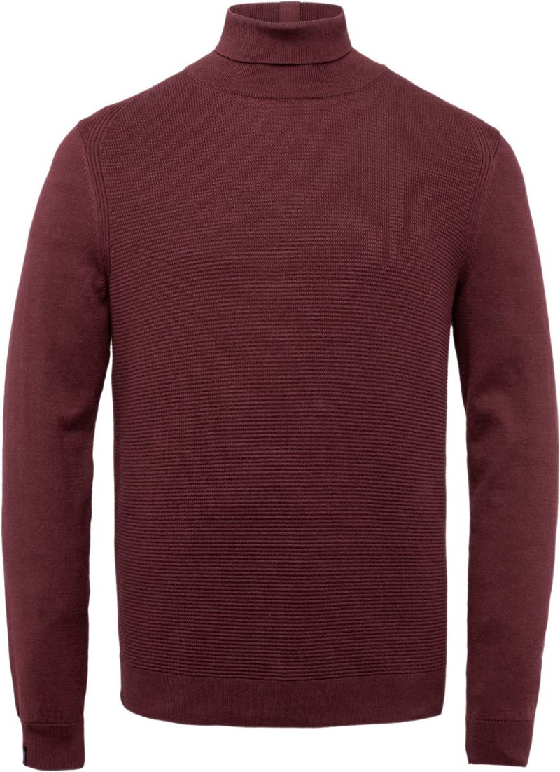 Vanguard Rollkragenpullover Knitted Bordeaux - Größe XXL günstig online kaufen