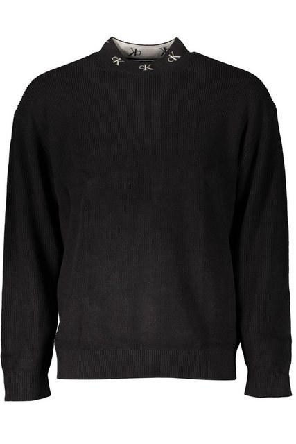 Calvin Klein Jeans Strickpullover Herren Pullover Schwarz: Langarmshirt aus günstig online kaufen