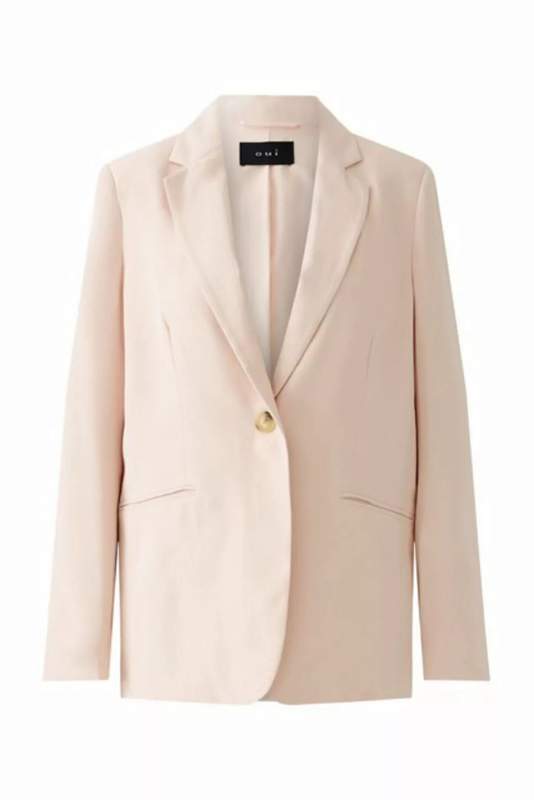 Oui Longblazer Oui lässiger Blazer - peach 40 (1-tlg) günstig online kaufen