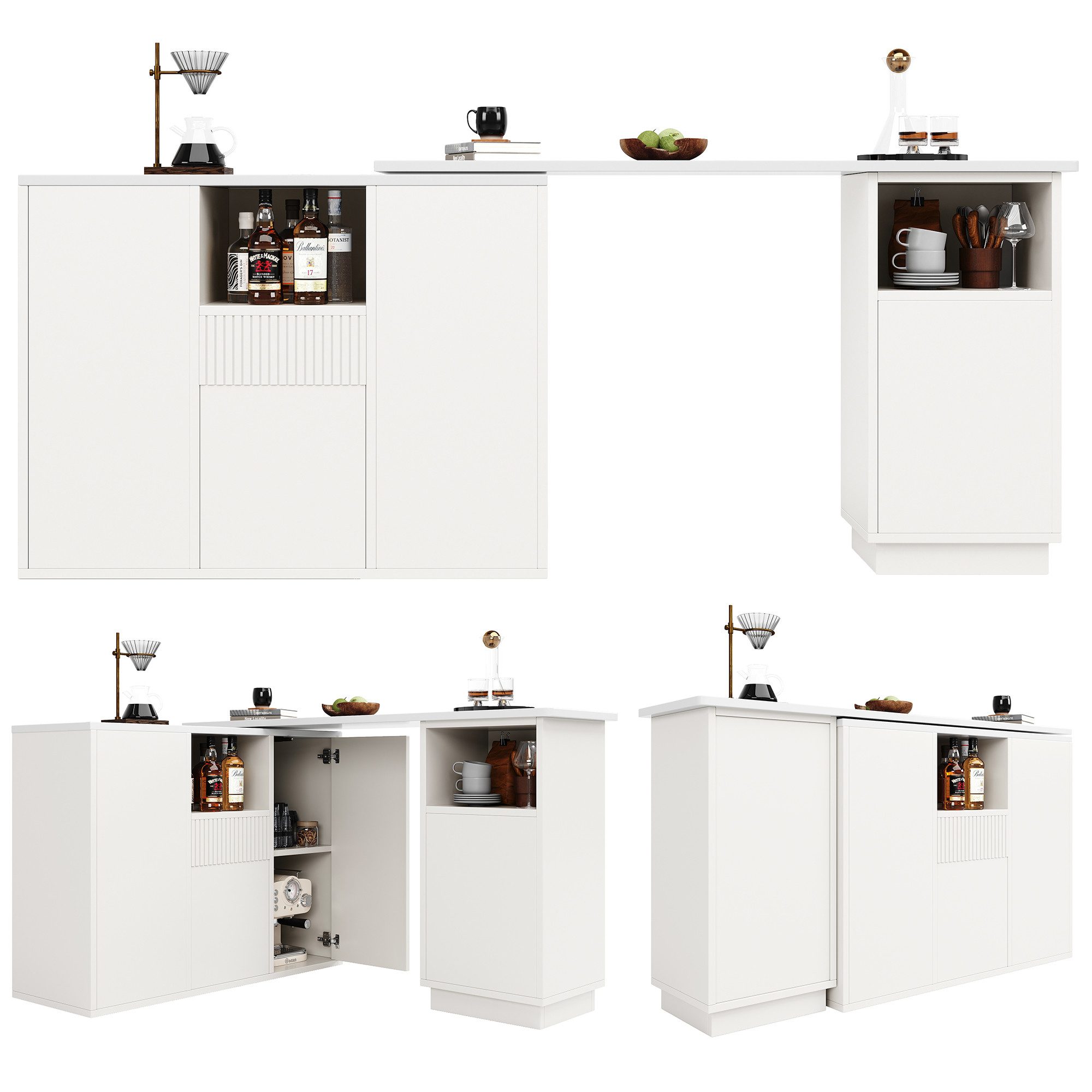 HAUSS SPOLE Bartisch 360° drehbarer Bartisch günstig online kaufen