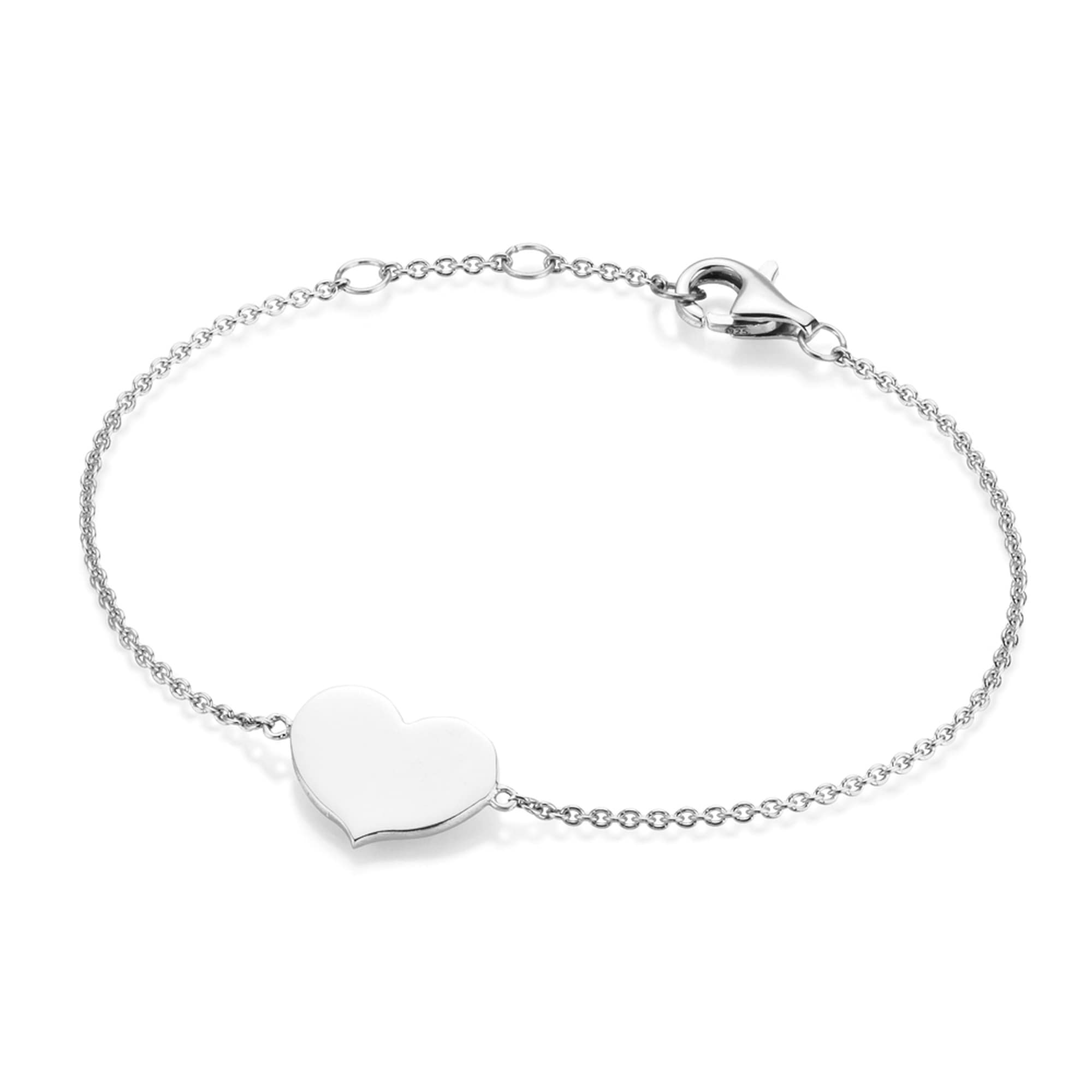 Smart Jewel Armband "Herz als Zwischenteil, Silber 925" günstig online kaufen