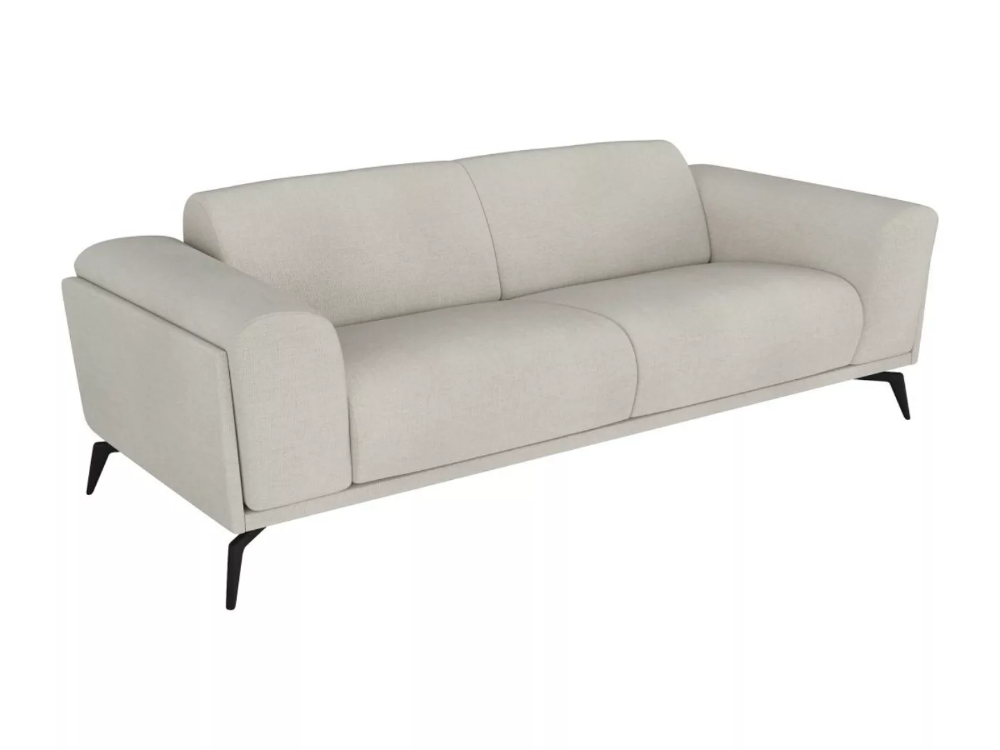 Sofa 3-Sitzer - Stoff - Beige - VUSARI günstig online kaufen