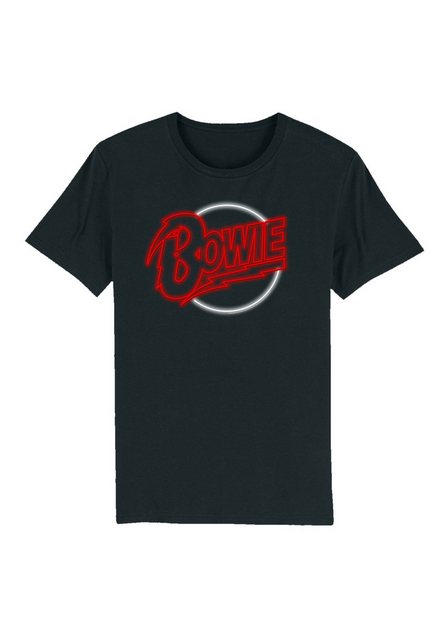 F4NT4STIC T-Shirt "David Bowie Neon Logo", Premium Qualität günstig online kaufen