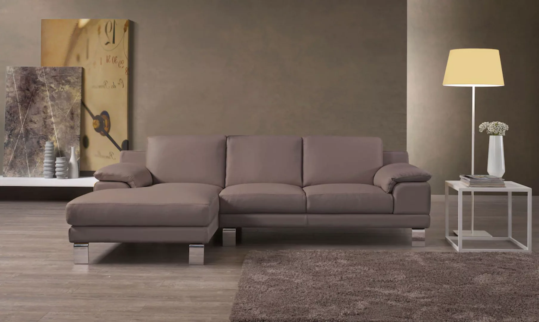 Egoitaliano Ecksofa "Shakira, Design und super Sitzkomfort auf hohem Niveau günstig online kaufen