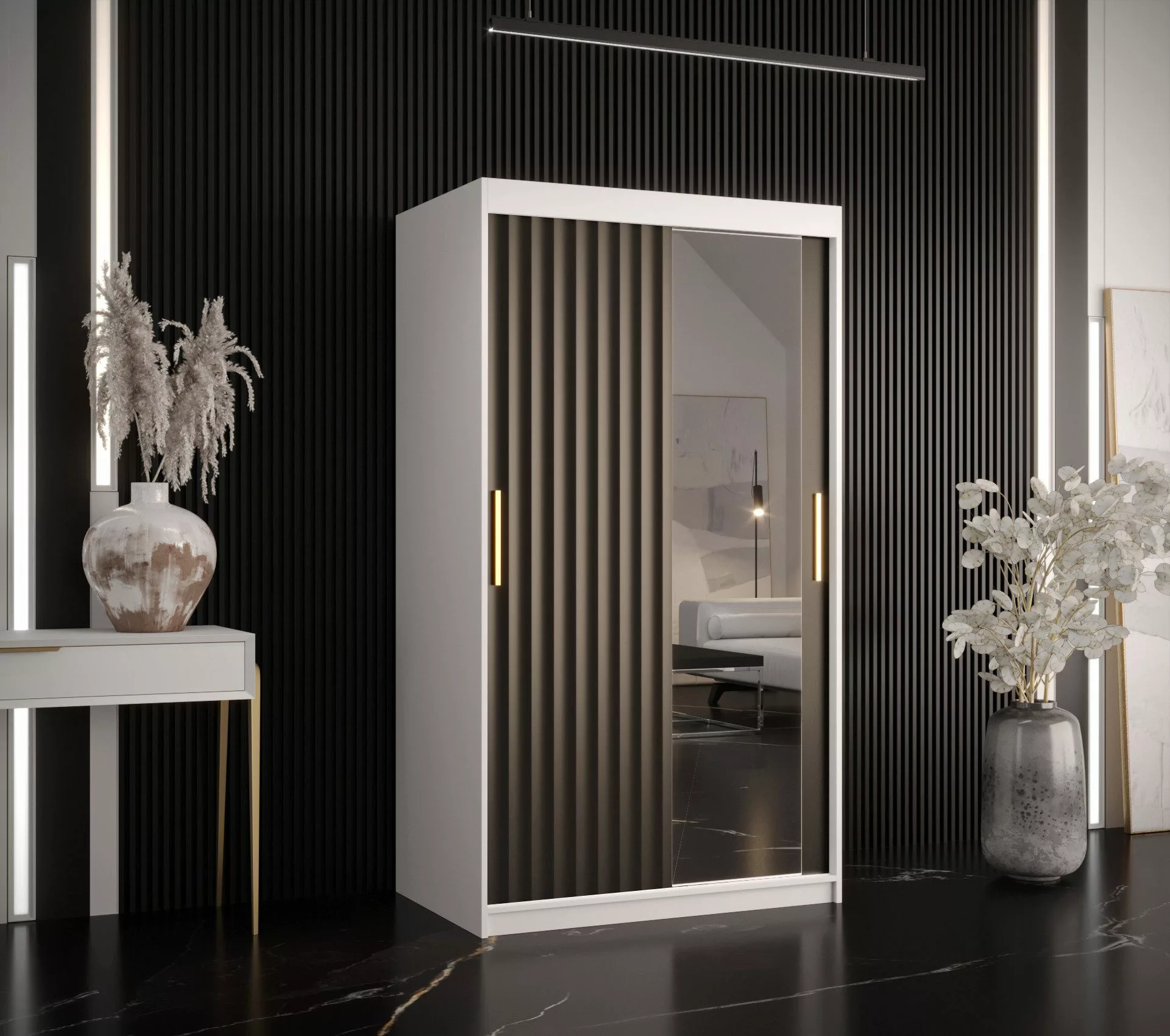 ABIKS MÖBEL Schwebetürenschrank RIFLO WAVE 2 günstig online kaufen