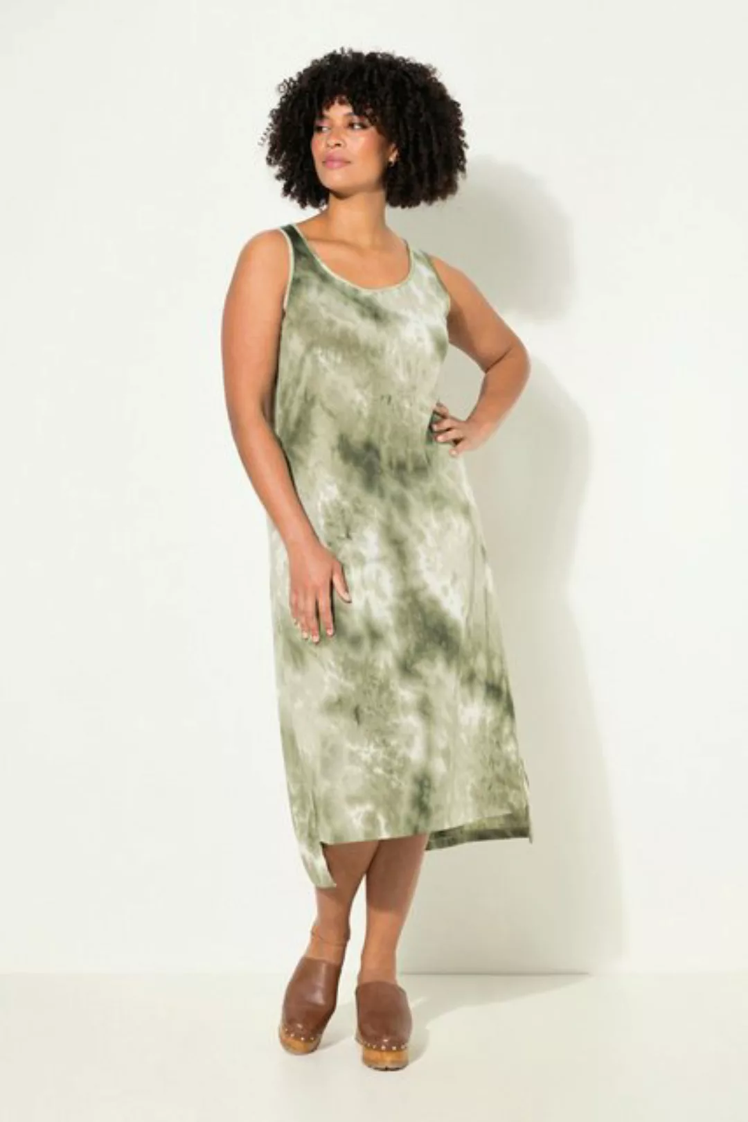 Angel of Style Sommerkleid Kleid A-Linie Batikdruck Rundhals ärmellos günstig online kaufen