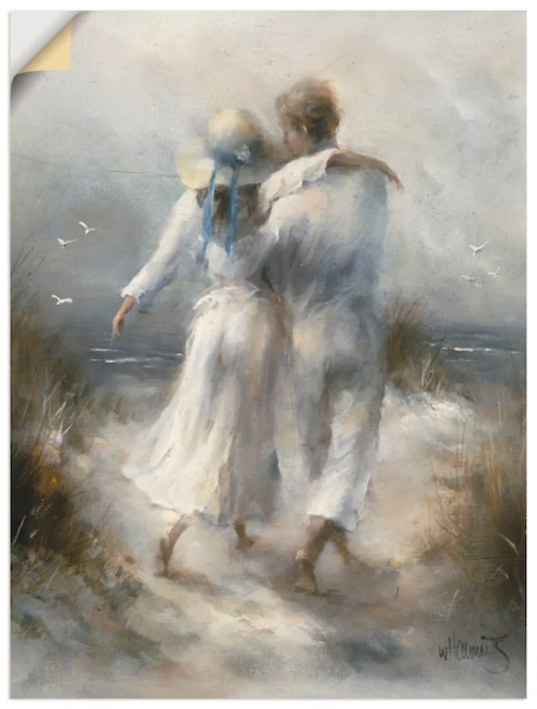 Artland Wandbild "Romantik", Paar, (1 St.) günstig online kaufen