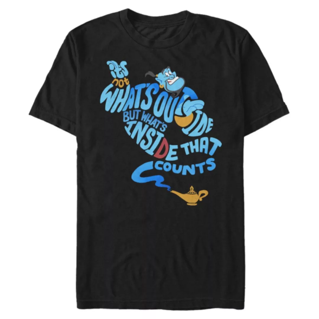 Disney - Aladdin - Genie Quote Bottle - Männer T-Shirt günstig online kaufen