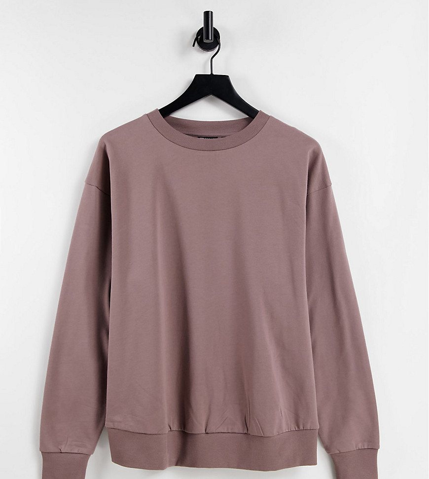 ASOS DESIGN Maternity – Oversize-Sweatshirt in Nerzrosa günstig online kaufen