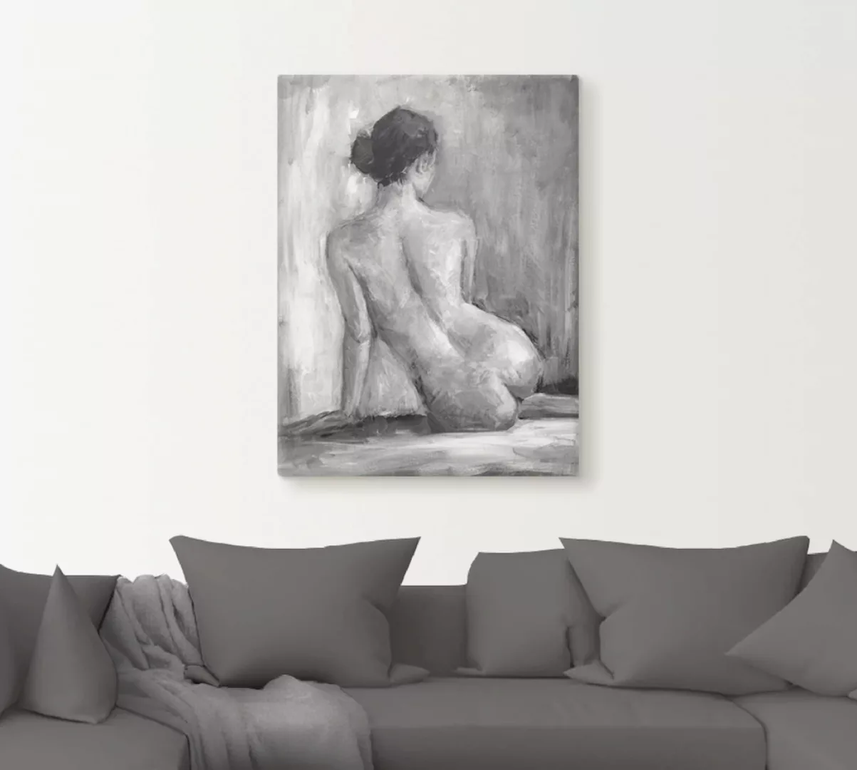Artland Wandbild »Figur in schwarz & weiß I«, Frau, (1 St.), als Alubild, O günstig online kaufen
