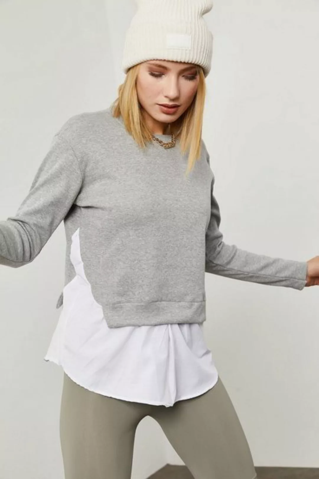 Jumeon T-Shirt X6156 XHN, Grau, Größe s Damen, %70 Baumwolle / %30 Polyeste günstig online kaufen