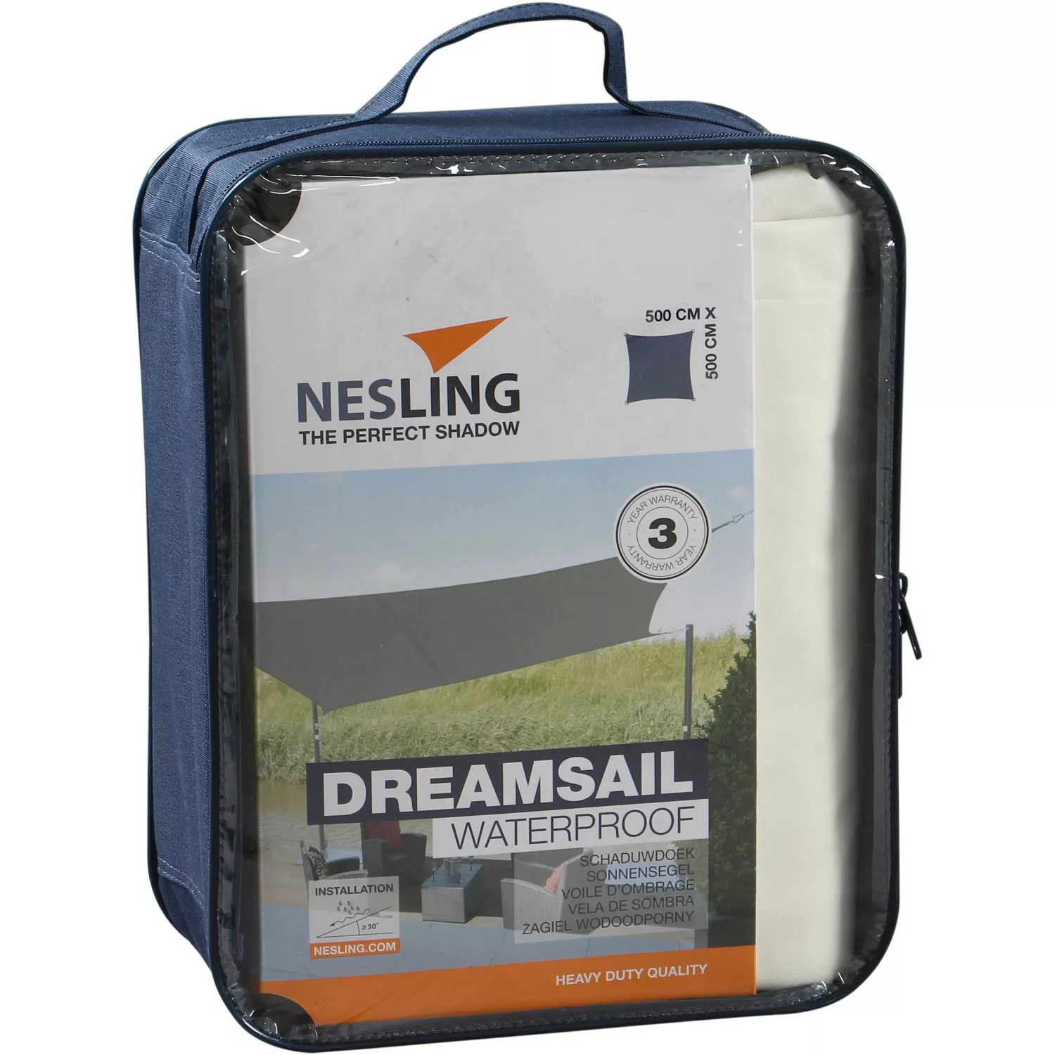 Nesling Sonnensegel Dreamsail Weiß 500 cm x 500 cm günstig online kaufen