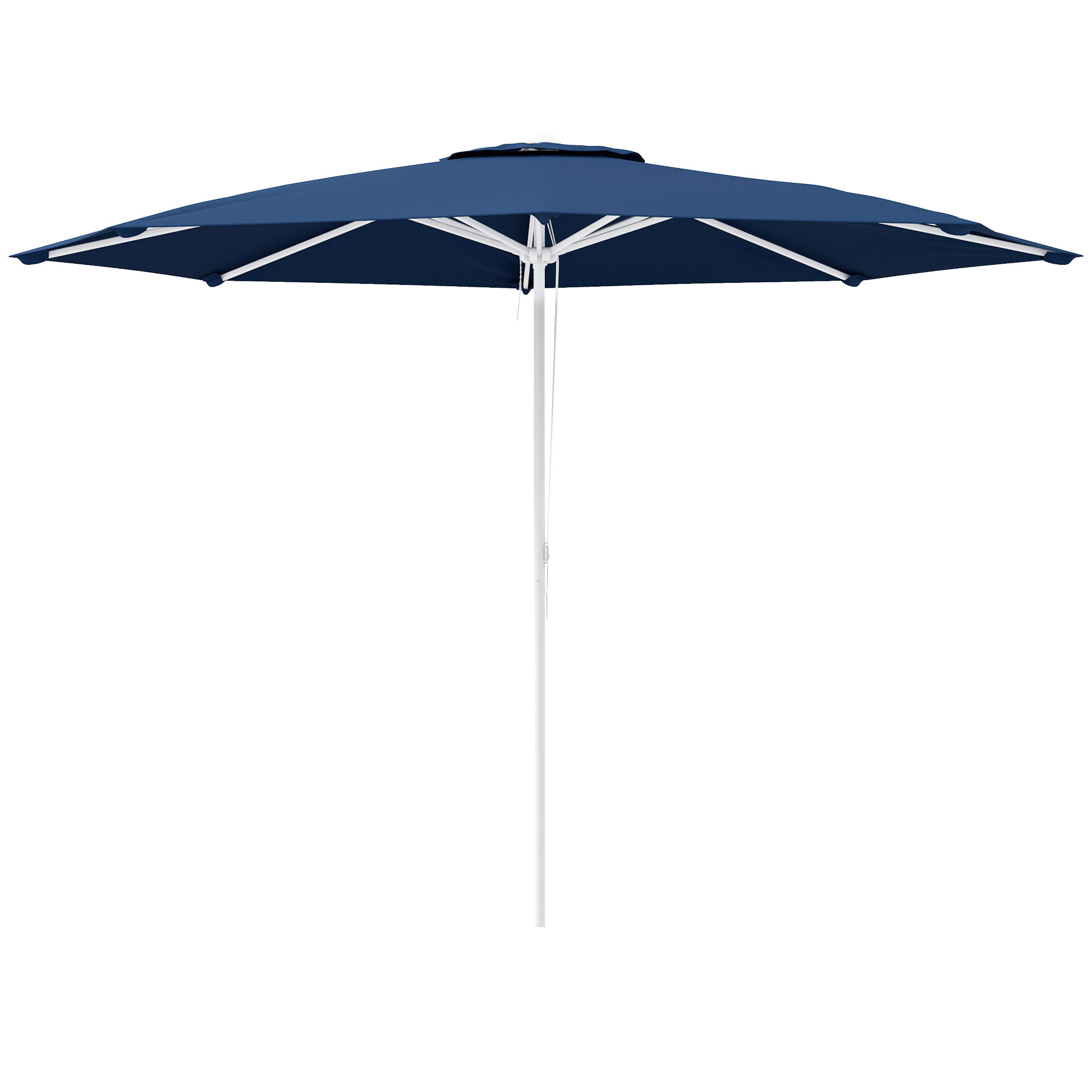 Outsunny Höhenverstellbarer Sonnenschirm für den Garten mit Luftöffnung, So günstig online kaufen