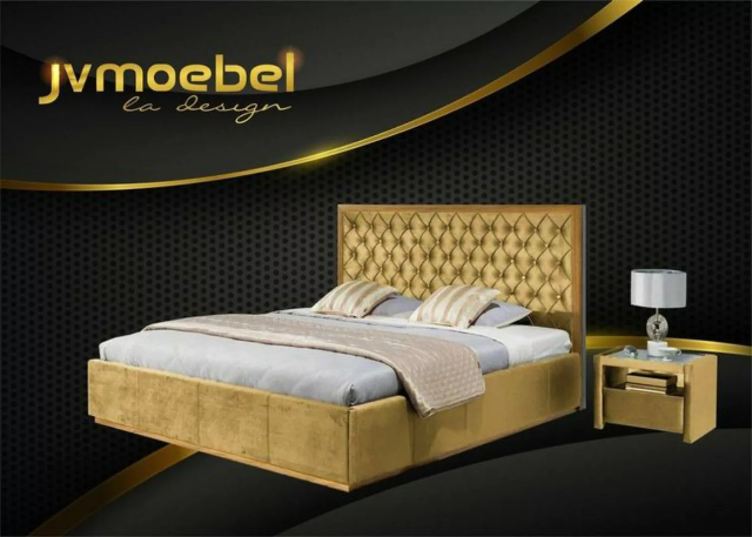 JVmoebel Bett, Bett Textil Schlafzimmer Design Möbel Modern Bettgestell 140 günstig online kaufen