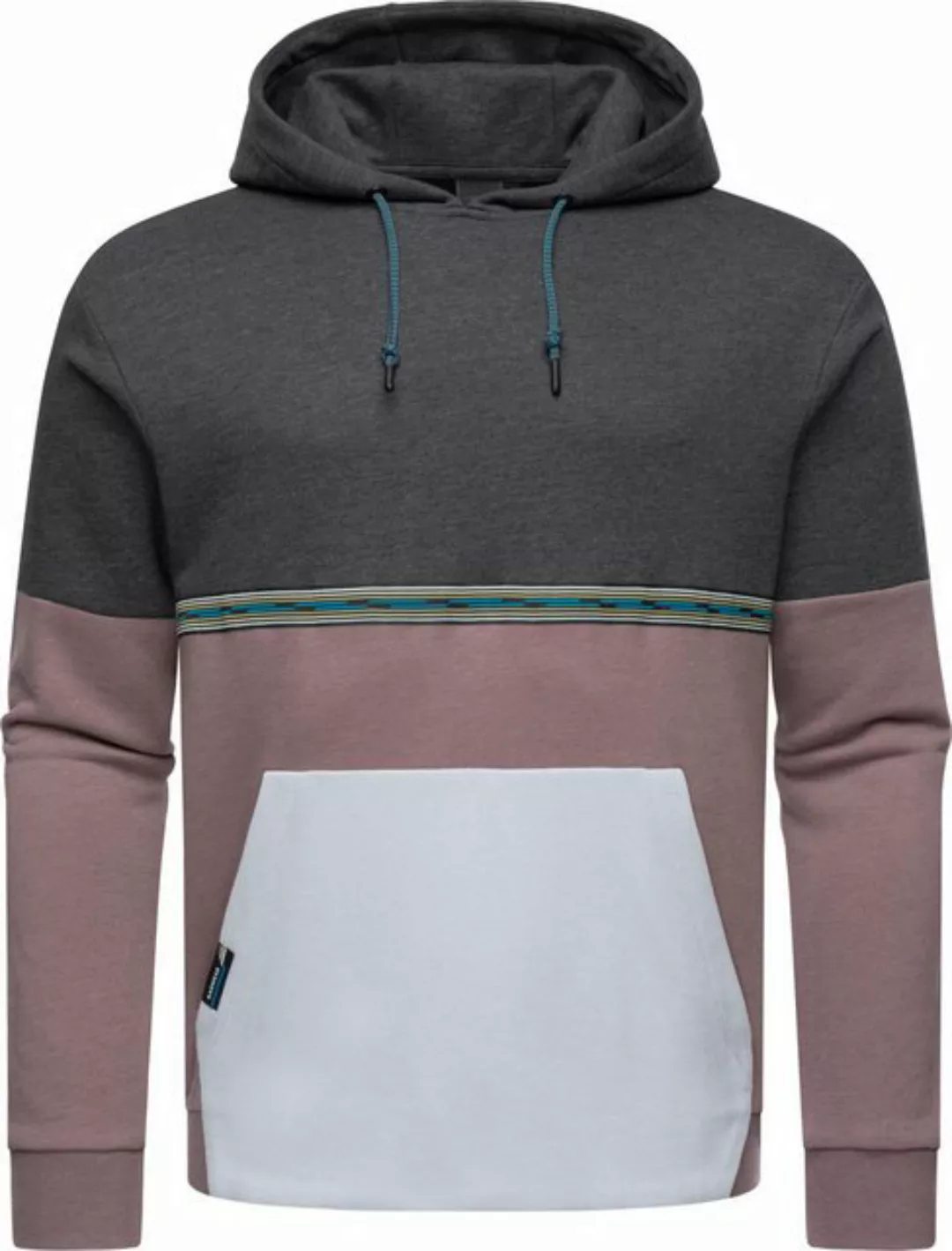 Ragwear Hoodie "Blocky Hoody", Sportlicher Herren Kapuzenpullover mit Block günstig online kaufen