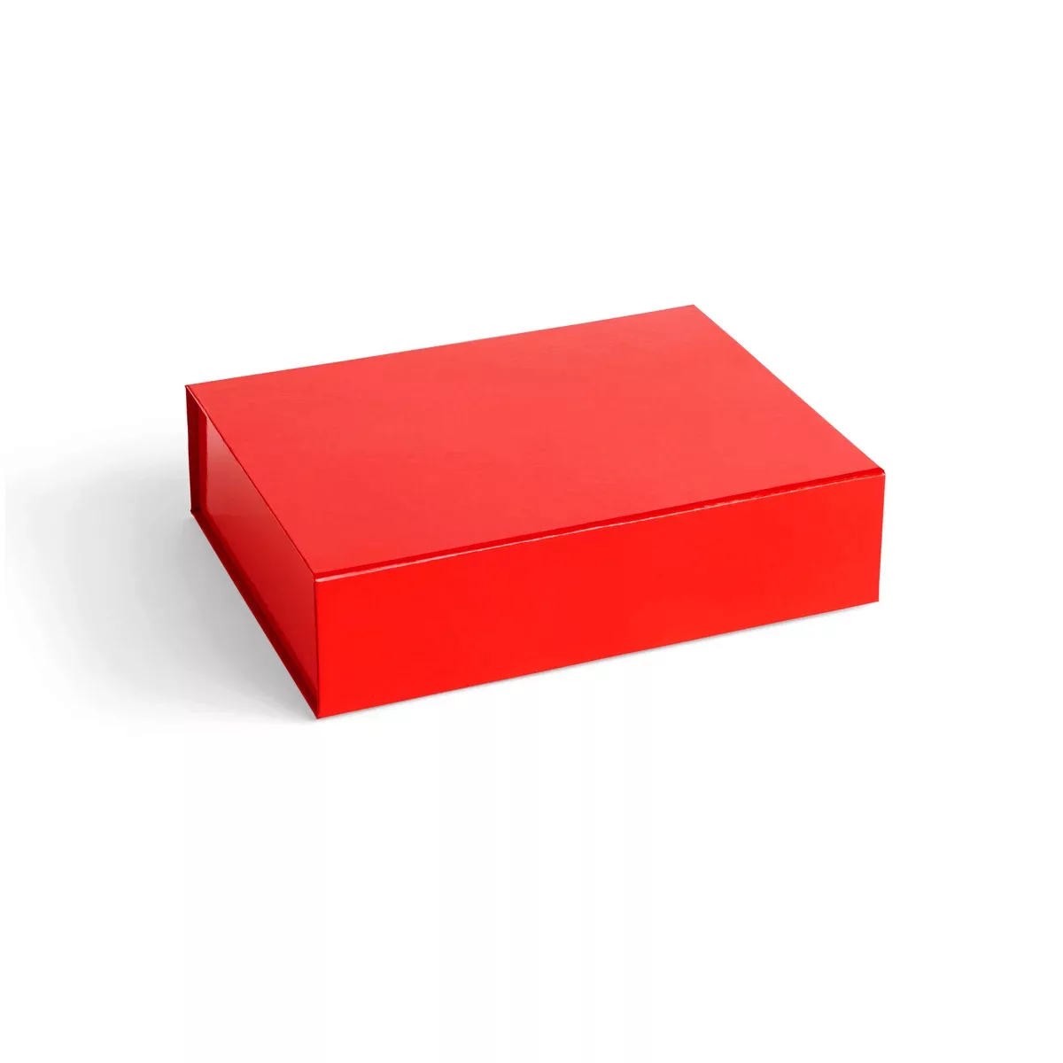 HAY - Colour Aufbewahrungsbox S magnetisch - leuchtend rot/LxBxH 33x25,5x8, günstig online kaufen