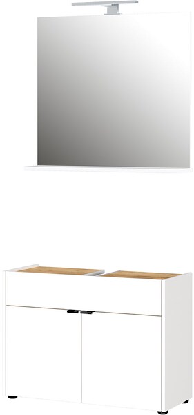 GERMANIA Badmöbel-Set "Ameca", (2 St.), Badezimmer-Set bestehend aus Waschb günstig online kaufen