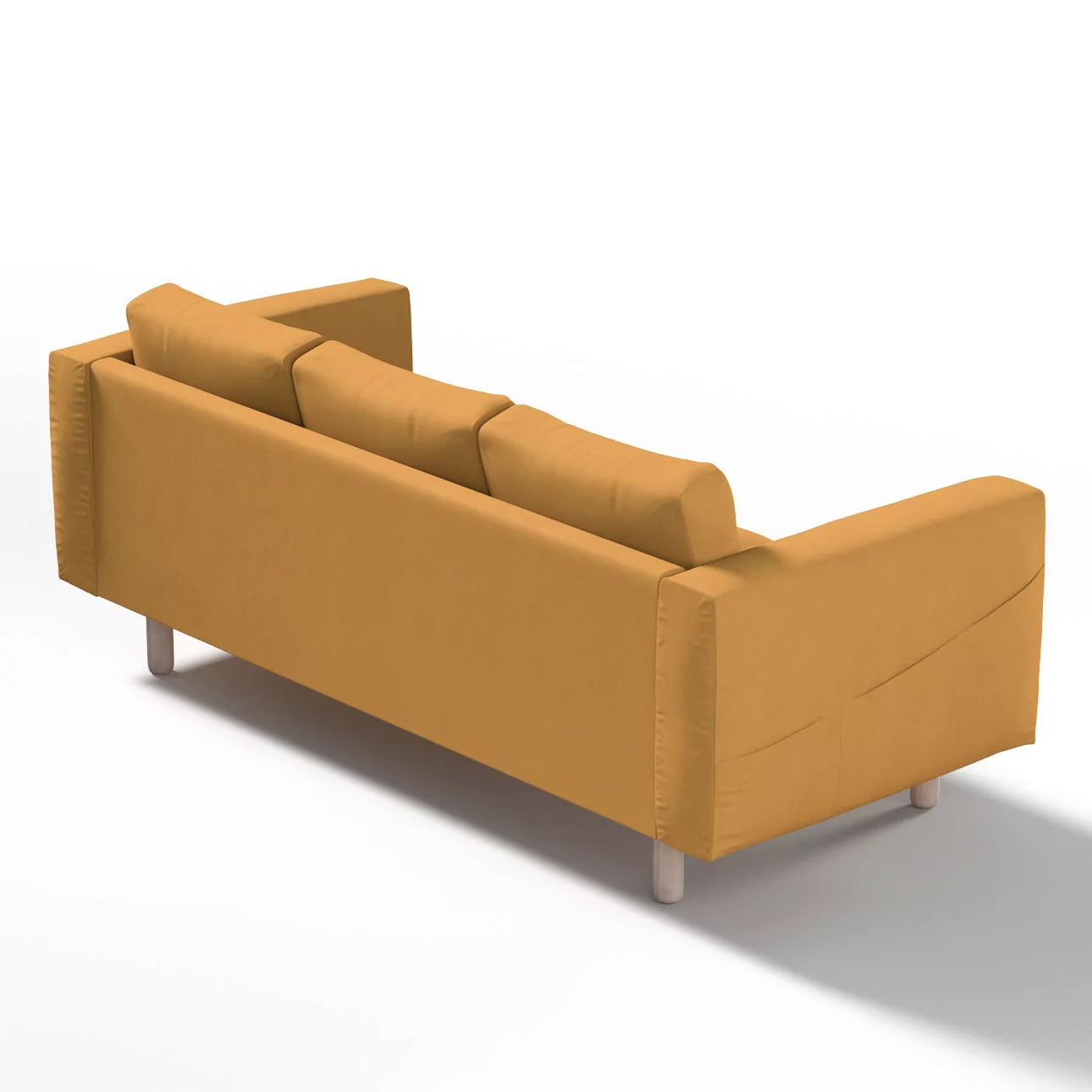 Bezug für Norsborg 3-Sitzer Sofa, senffarbe, Norsborg 3-Sitzer Sofabezug, E günstig online kaufen