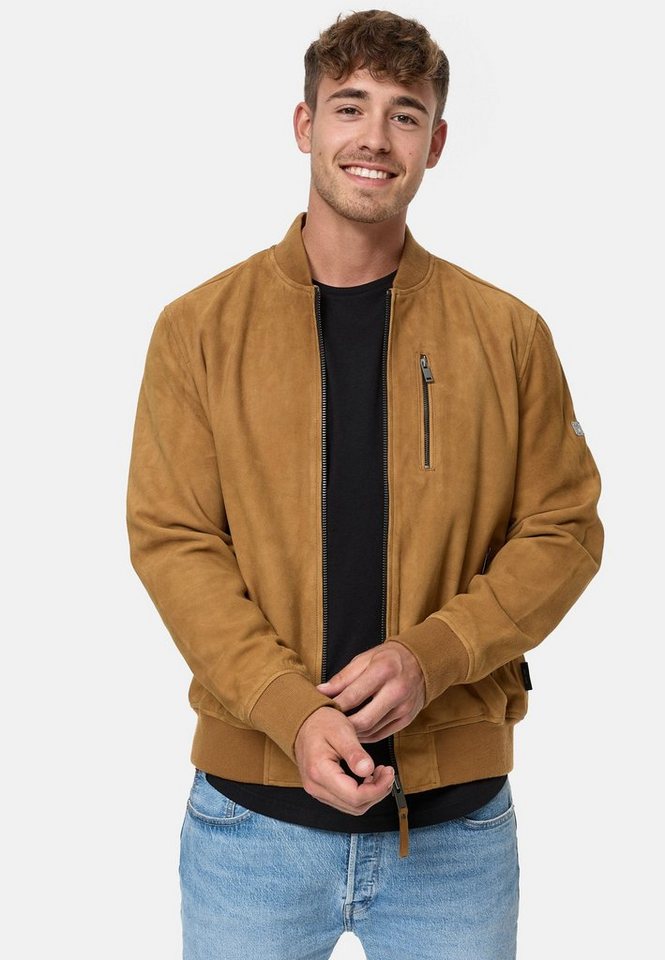 Indicode Lederjacke Maddoc günstig online kaufen