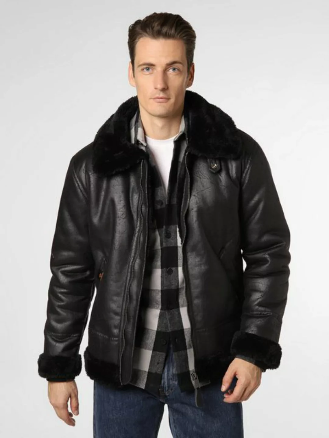 Alpha Industries Lederjacke günstig online kaufen