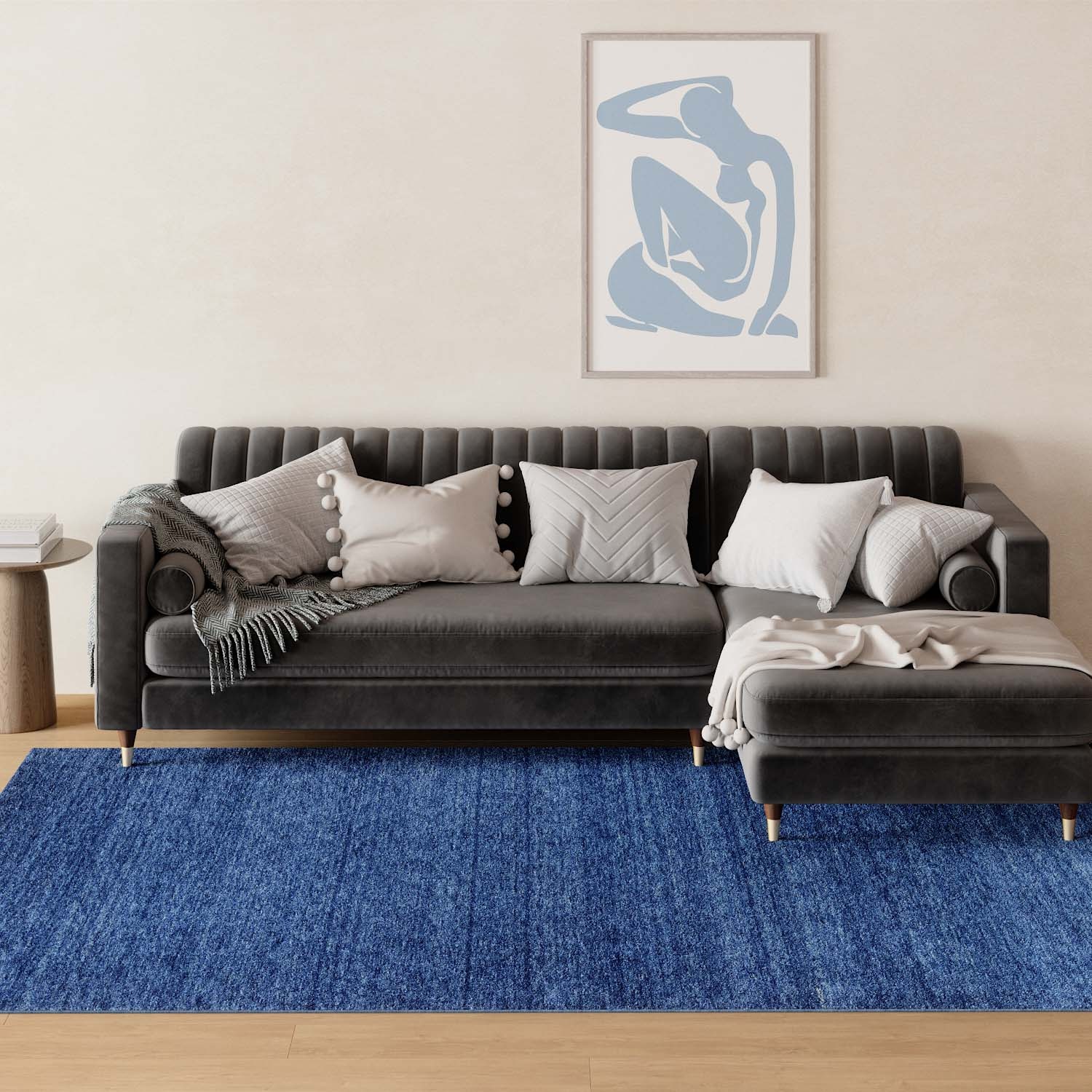 morgenland Wollteppich »Uni - Gabbeh Teppich - Softy«, rechteckig, 1,6 mm H günstig online kaufen