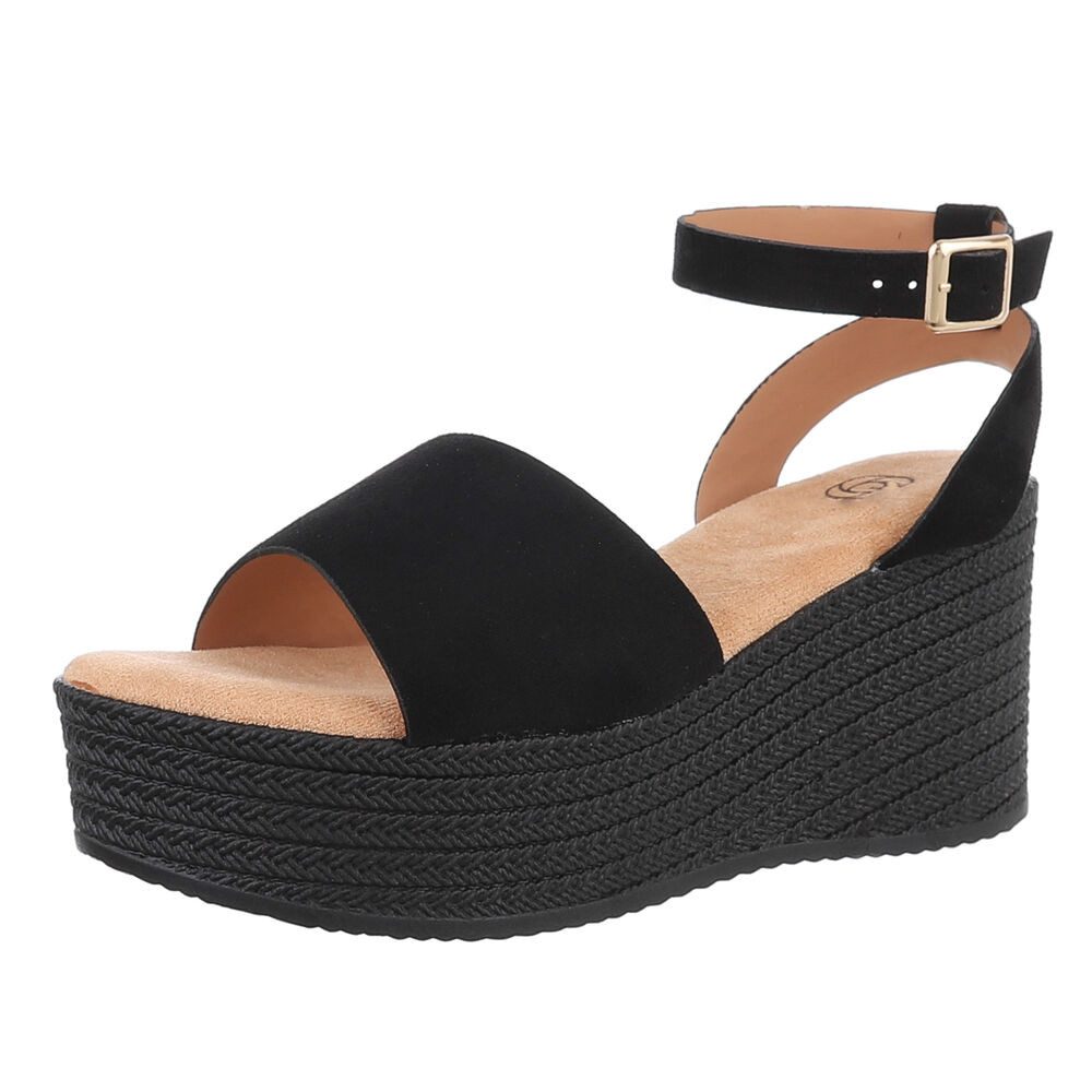 Ital-Design Elegante Komfort-Sandalen mit Plateau für günstig online kaufen