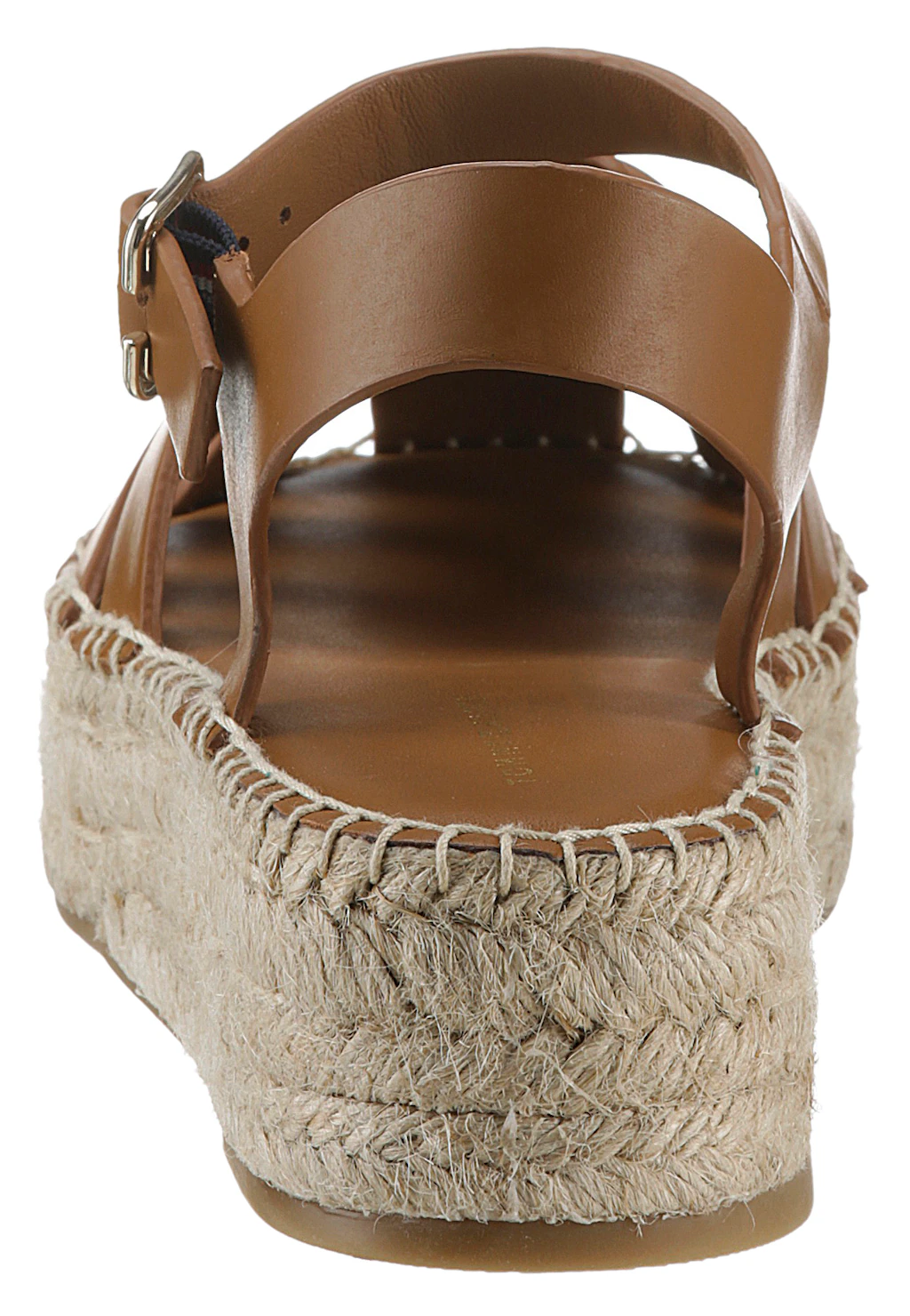 Tommy Hilfiger Sandale "TH AUTHENTIC LEATHER ESPADRILLE", Sommerschuh, Sand günstig online kaufen