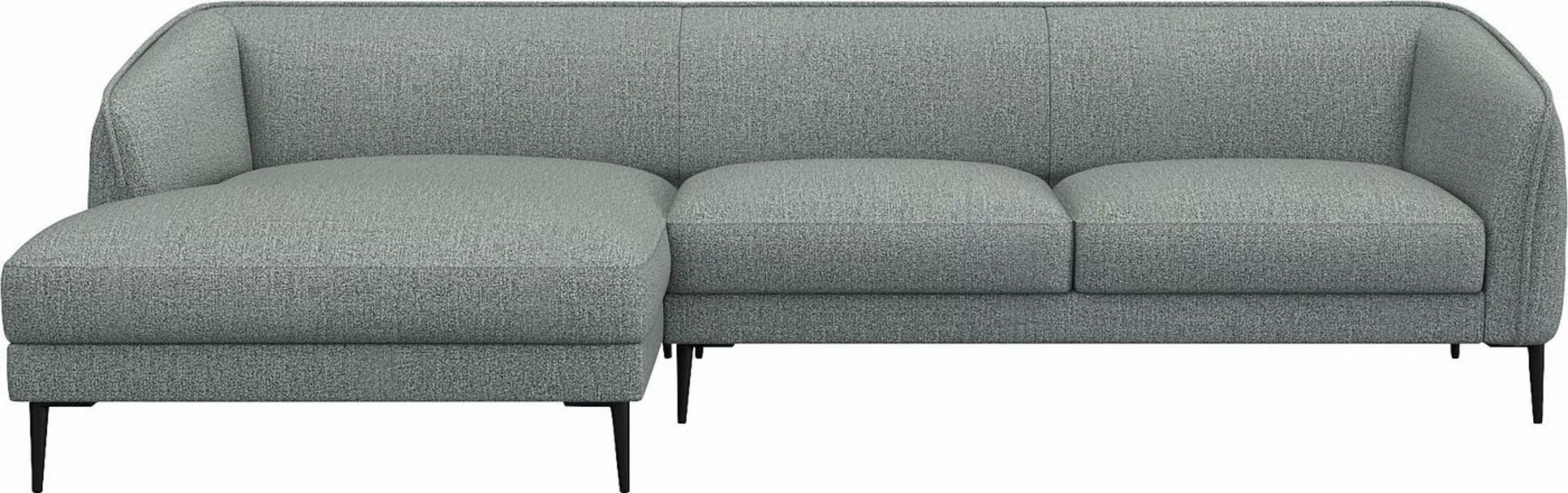 FLEXLUX Ecksofa "Belle Designsofa, L-Form, B/T 288/149 cm", Skandinavisches günstig online kaufen